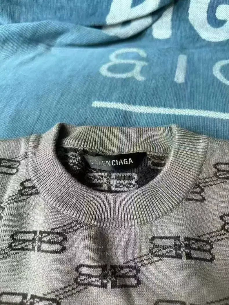 Balenciaga Balenciaga Lock扣 Full Print Sweater Size US S / EU 44-46 / 1 - 2 Thumbnail