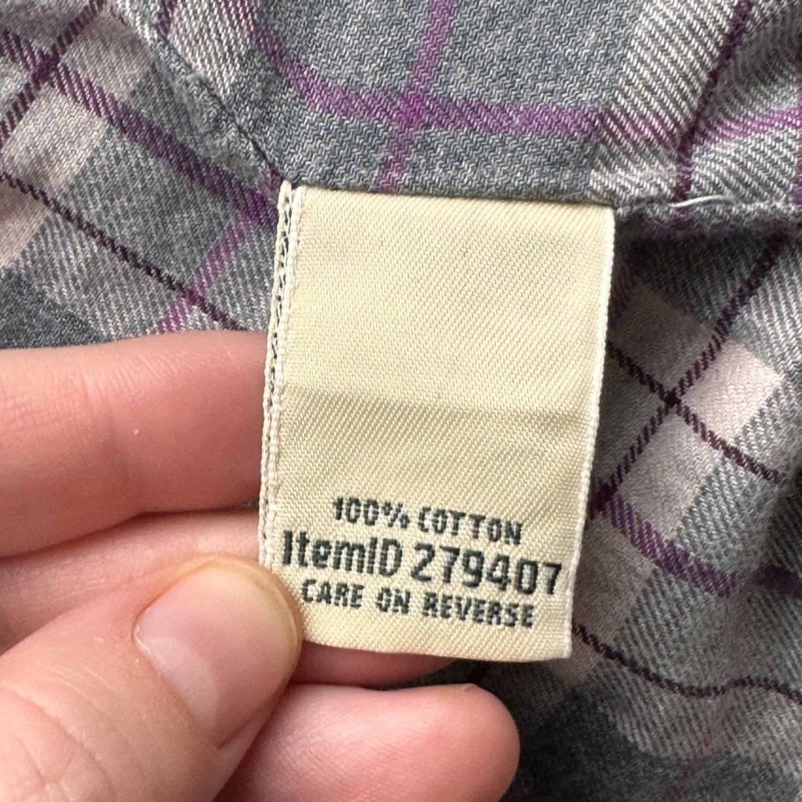 L.L. Bean LL Bean Corduroy Button Up Long Sleeve Shirt Womens 1X Lined Size XL / US 12-14 / IT 48-50 - 6 Thumbnail