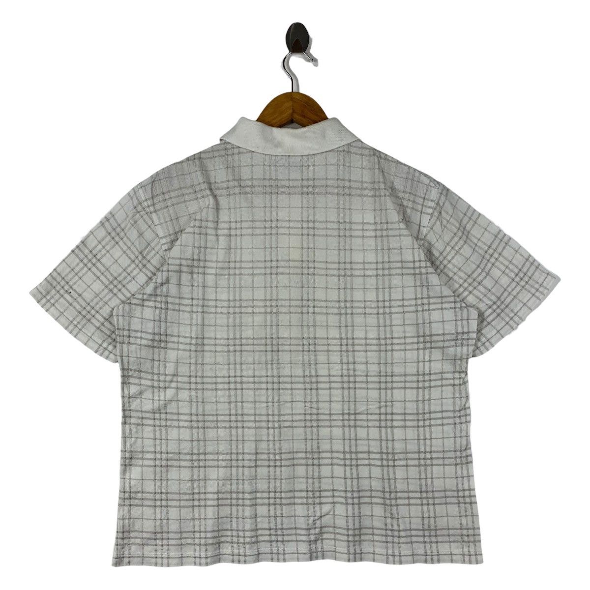 Burberry × Designer BURBERRY London nova check collar design polo tee Size US L / EU 52-54 / 3 - 4 Thumbnail