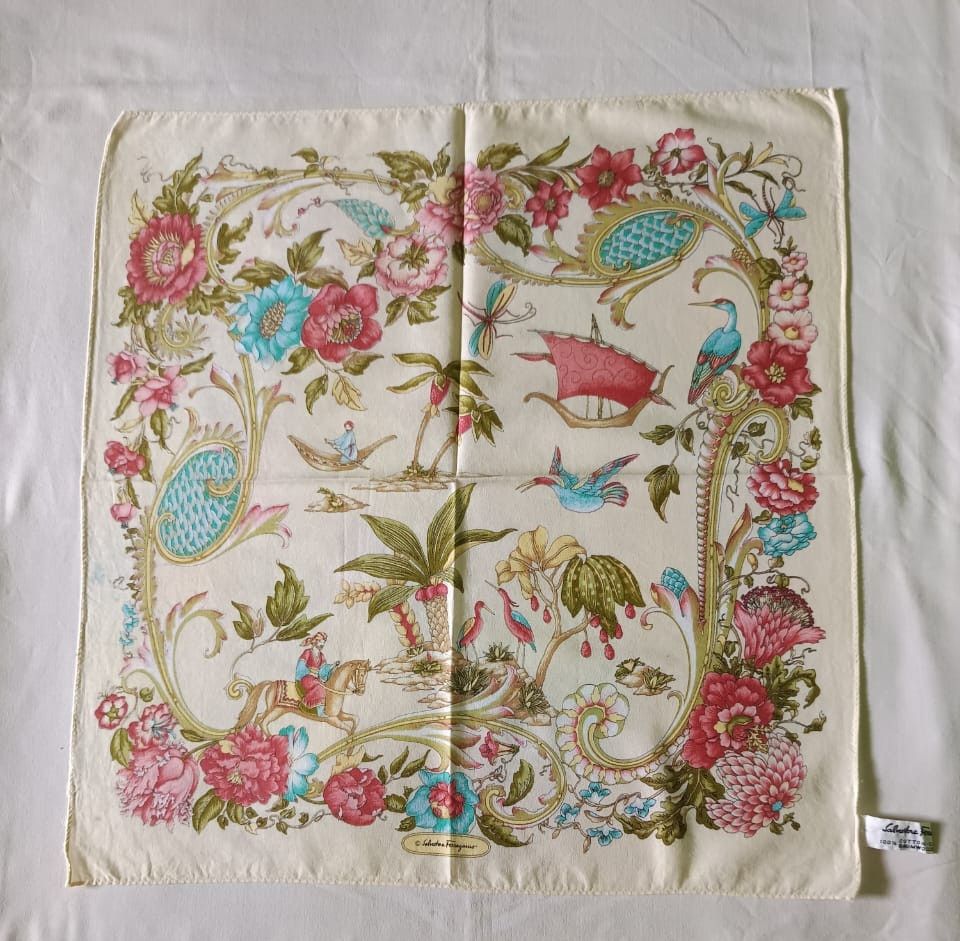 Salvatore Ferragamo Salvatore Ferragamo cotton Handkerchief Size ONE SIZE - 1 Thumbnail