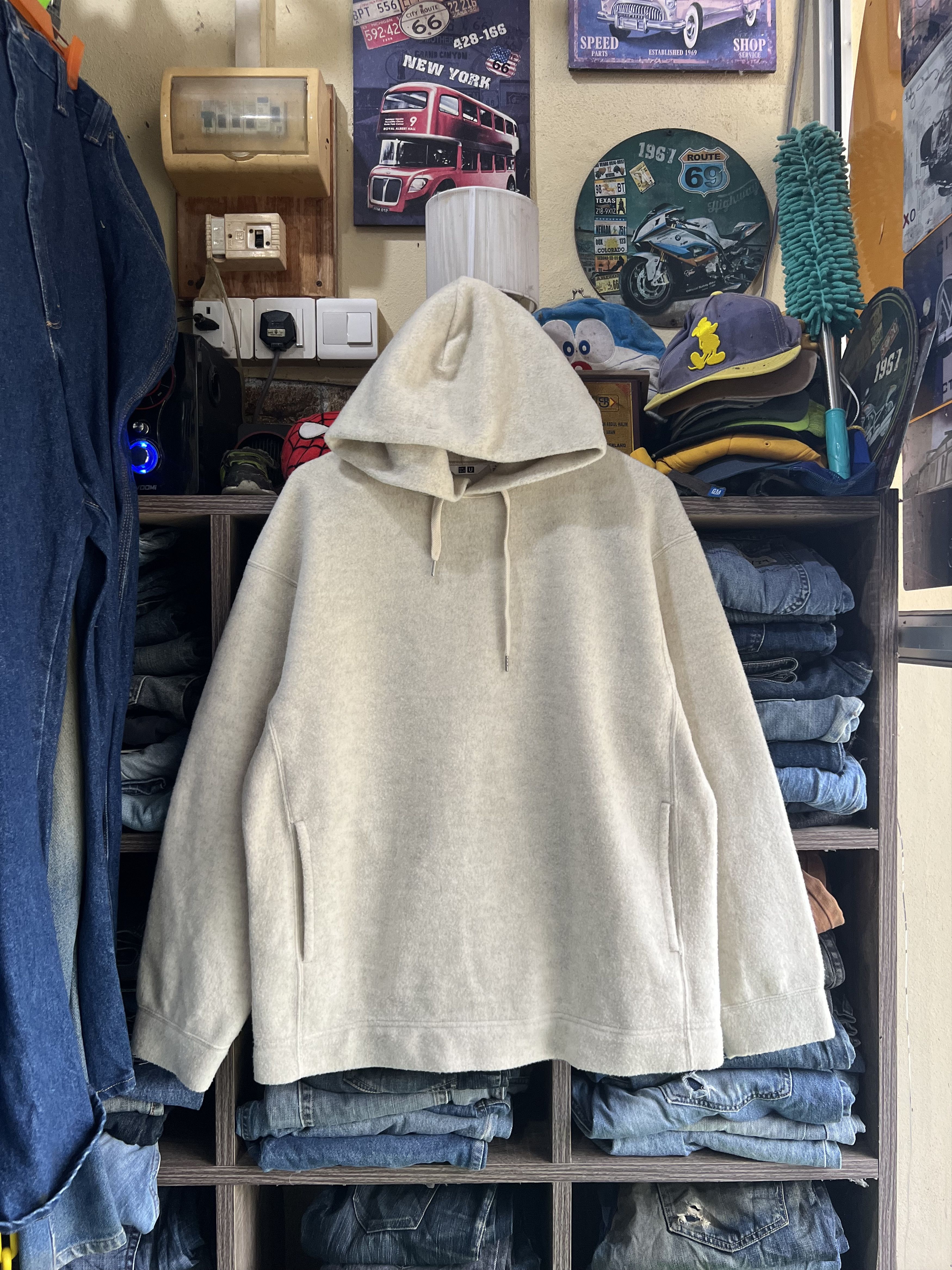 Lemaire × Uniqlo 🔥Uniqlo U Lemaire Mohair Pullover Hoodie Size US L / EU 52-54 / 3 - 13 Thumbnail