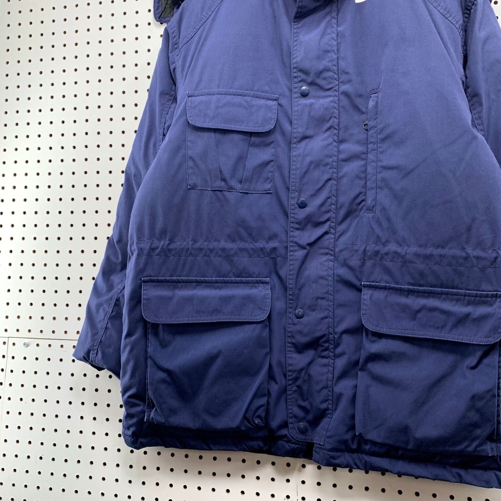 Eddie Bauer VINTAGE Eddie Bauer Down Jacket Mens L Blue Ridge Line Hooded 80s Made USA Coat Size US L / EU 52-54 / 3 - 3 Thumbnail