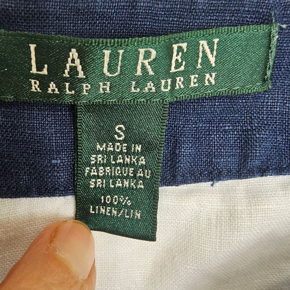 Lauren Ralph Lauren Lauren Ralph Lauren Women Linen Tunic S Lagenlook Coastal Size S / US 4 / IT 40 - 6 Thumbnail