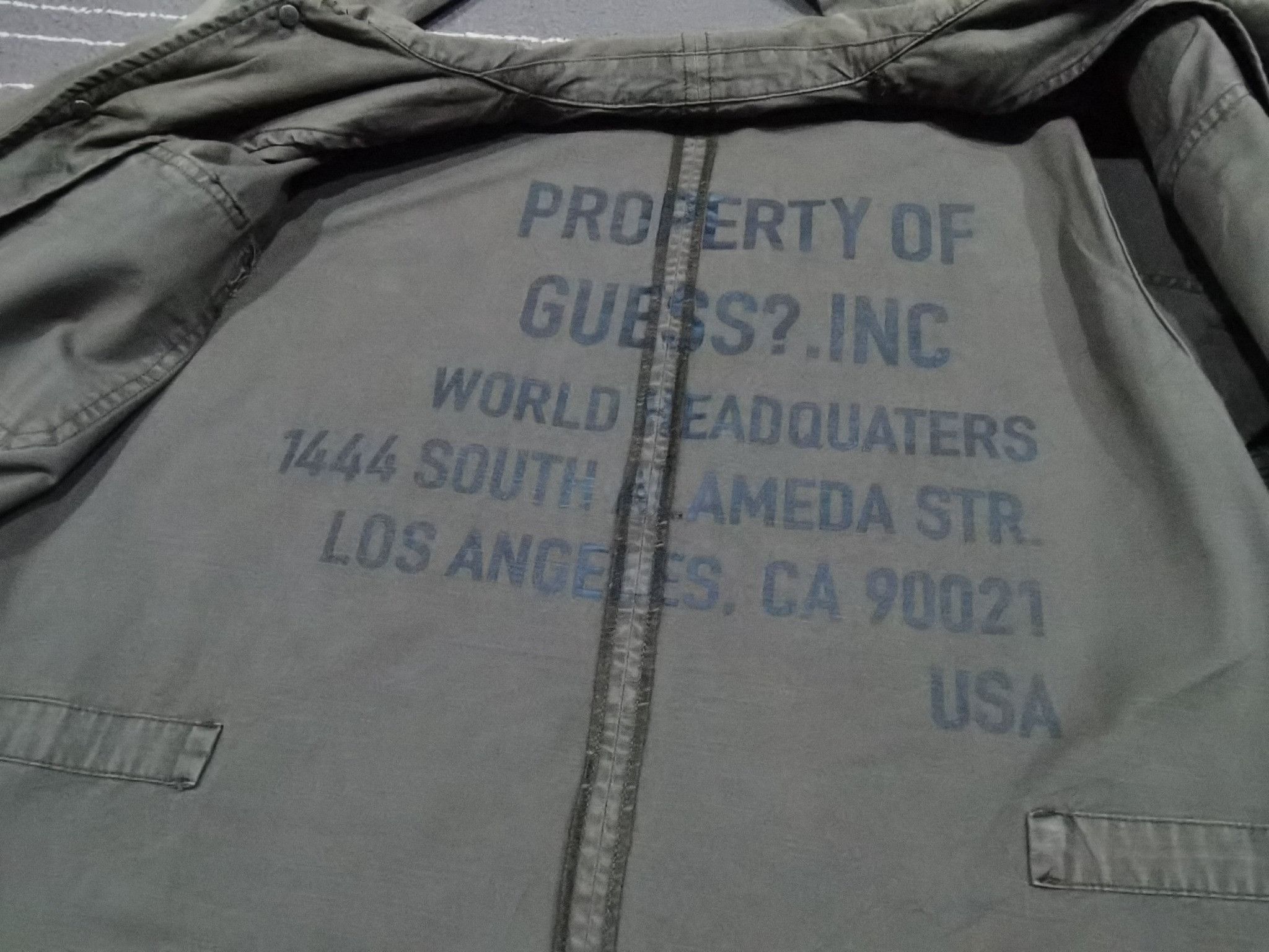 Guess GUESS army Green jacket L 8136 Size US L / EU 52-54 / 3 - 12 Thumbnail