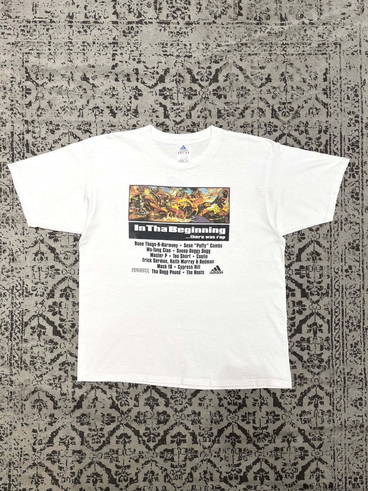 Rap Tees × Vintage × Wu-Tang Clan Vintage 90’s “In The Beginning,There Was A Rap” Size US XL / EU 56 / 4 - 2 Thumbnail