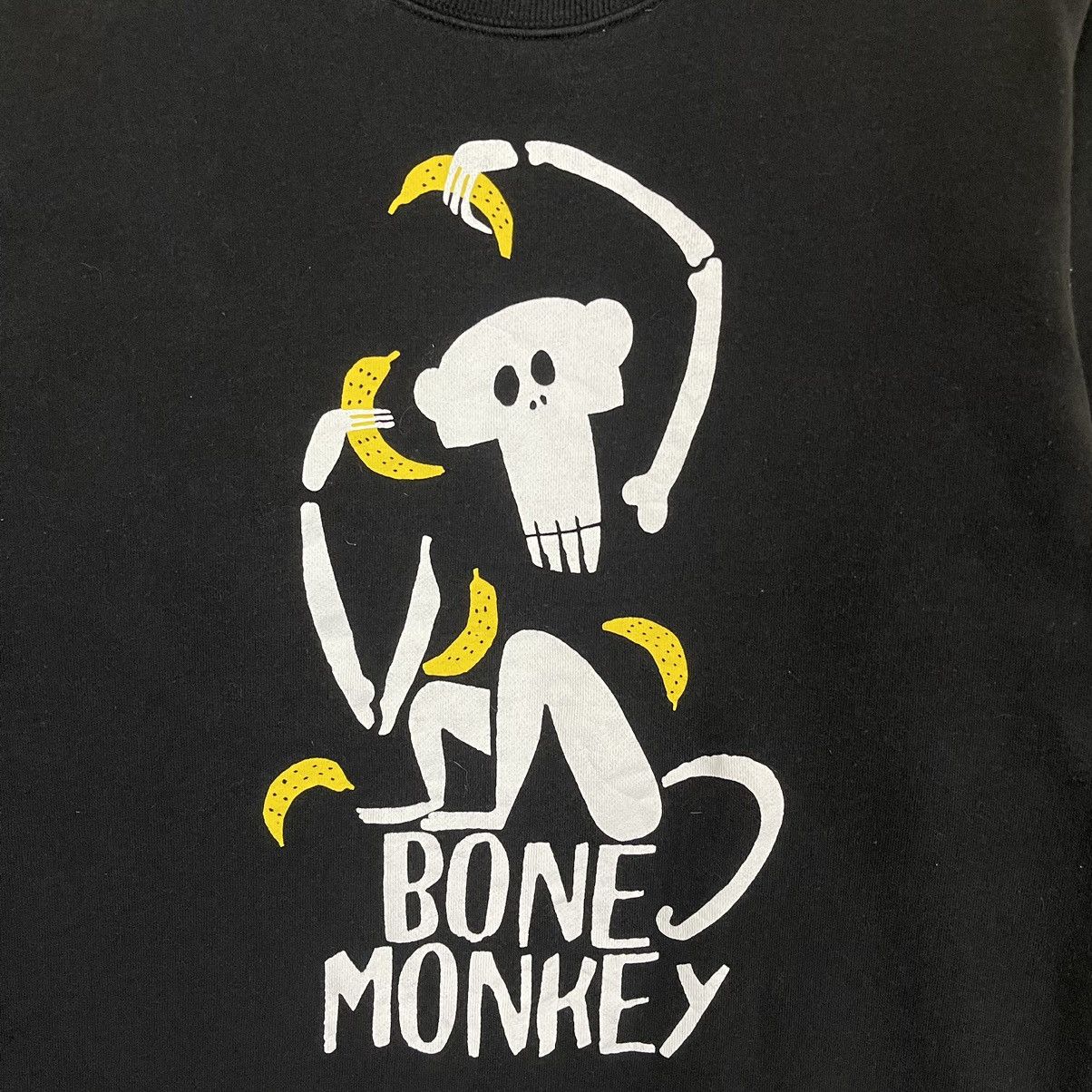 Japanese Brand BONE MONKEY BIG LOGO CREWNECK SWEATSHIRT Size US M / EU 48-50 / 2 - 5 Thumbnail