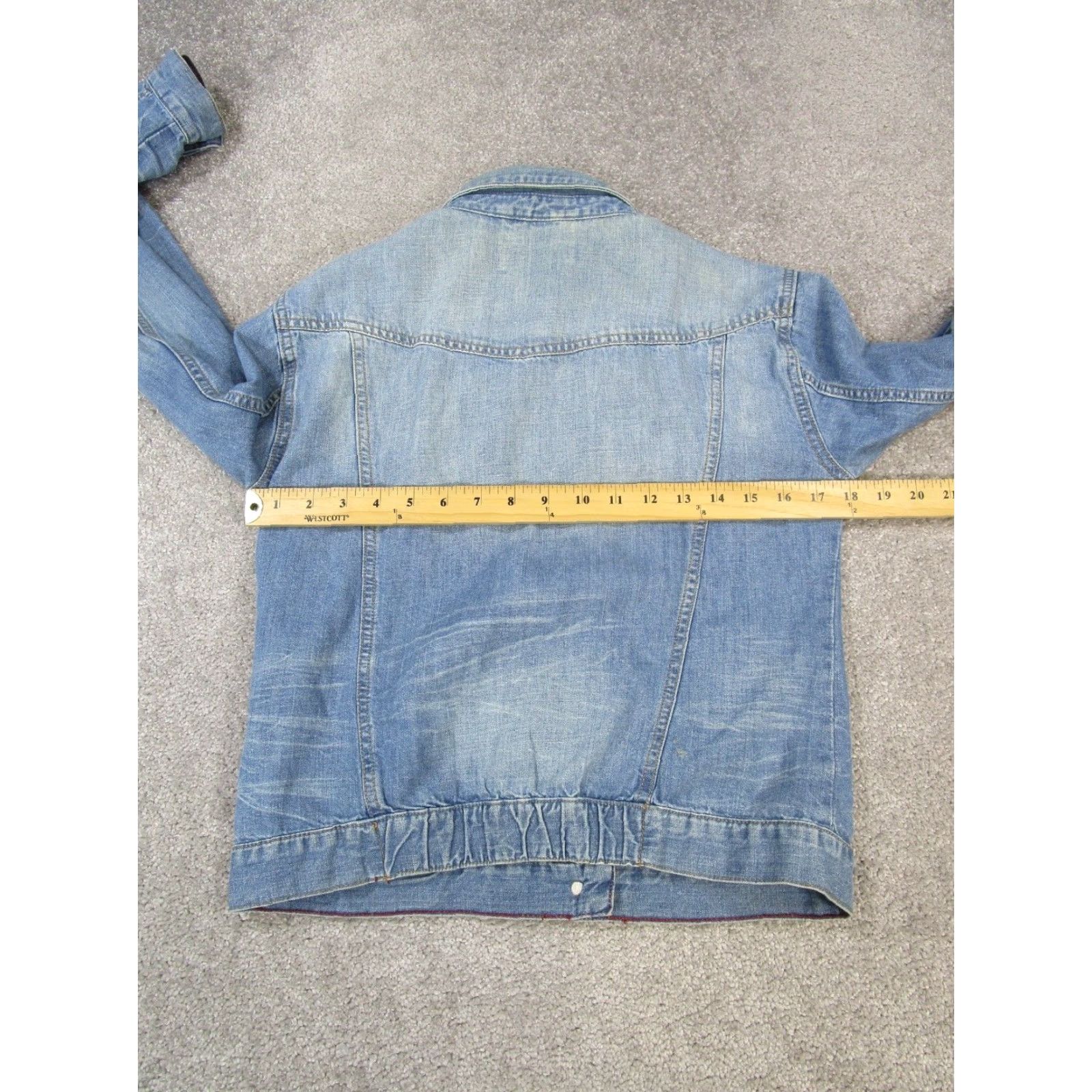 Zara VINTAGE Zara Jacket Womens Small Denim Cotton Blend Short Solid Blue 90s Casual Womens Size S / US 4 / IT 40 - 6 Thumbnail