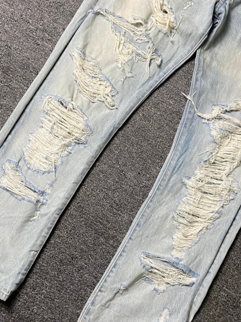 Japanese Brand RNA Alternative Syndrom Ripped Jeans (143) Size US 32 / EU 48 - 10 Thumbnail
