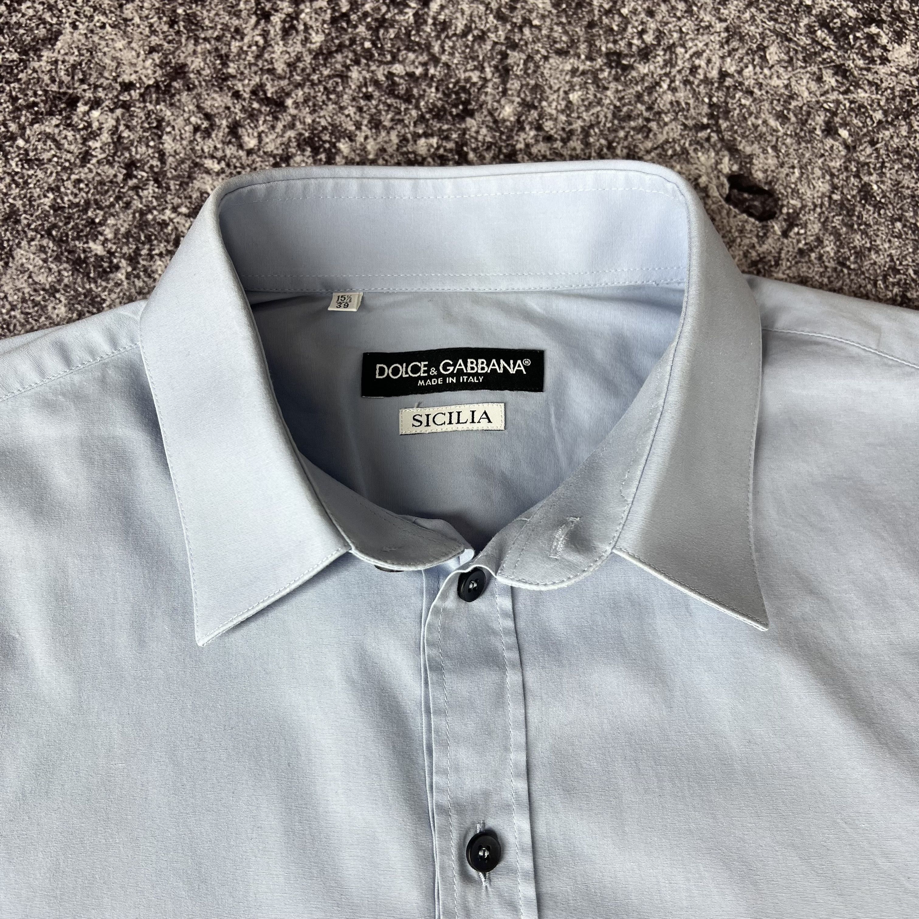 Dolce & Gabbana Dolce & Gabbana Sicilia Shirt Long Sleeve Size 15 / 39 Size US M / EU 48-50 / 2 - 5 Thumbnail