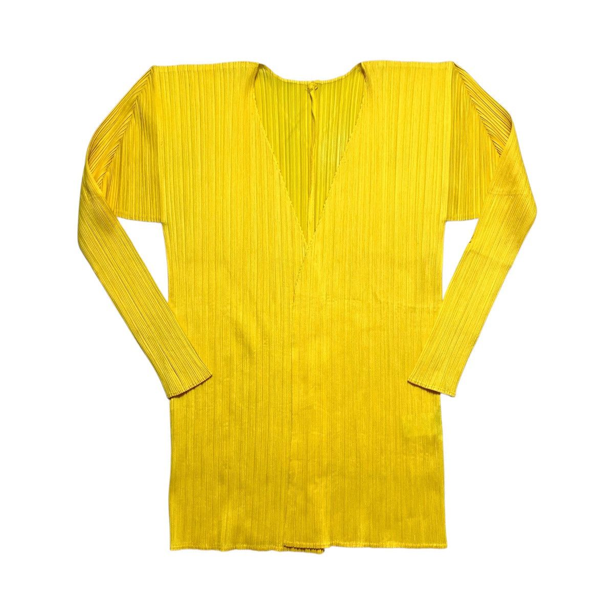 Issey Miyake Pleats Please Issey Miyake Kimono Yellow Japanese Brand Size M / US 6-8 / IT 42-44 - 5 Thumbnail