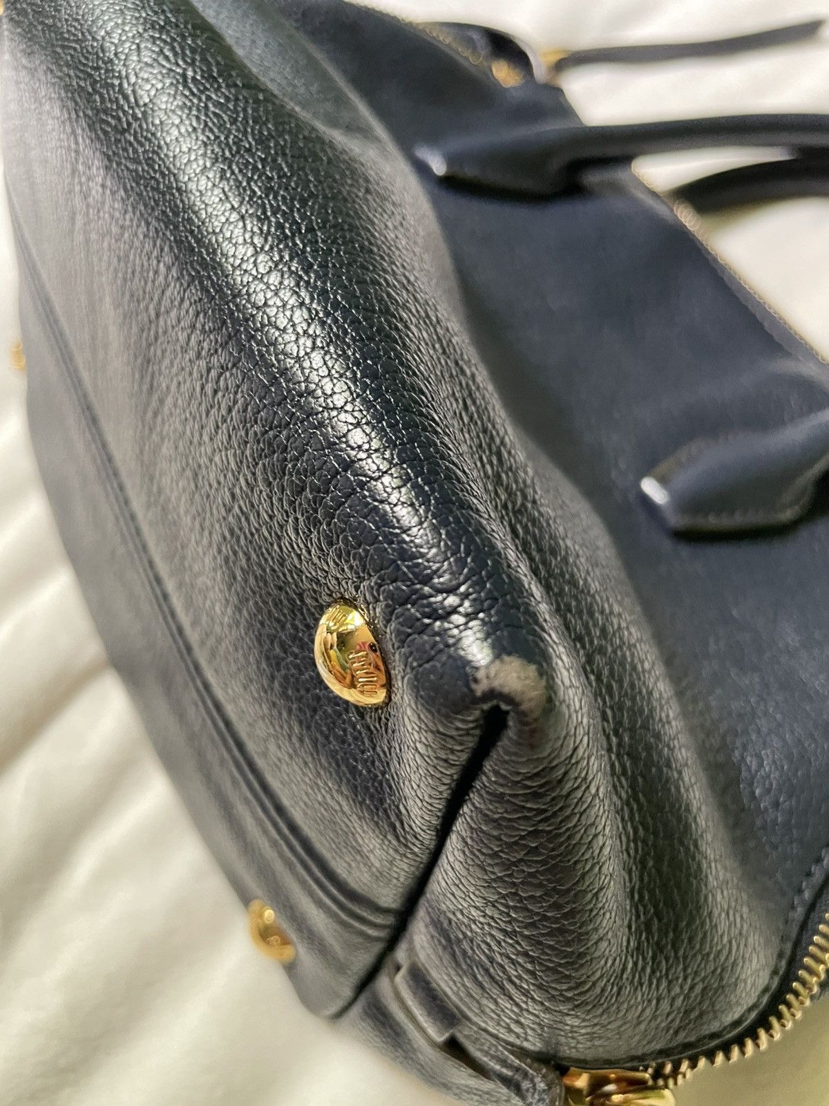 Miu Miu Miu Miu Navy Crossbody Bag Size ONE SIZE - 11 Thumbnail