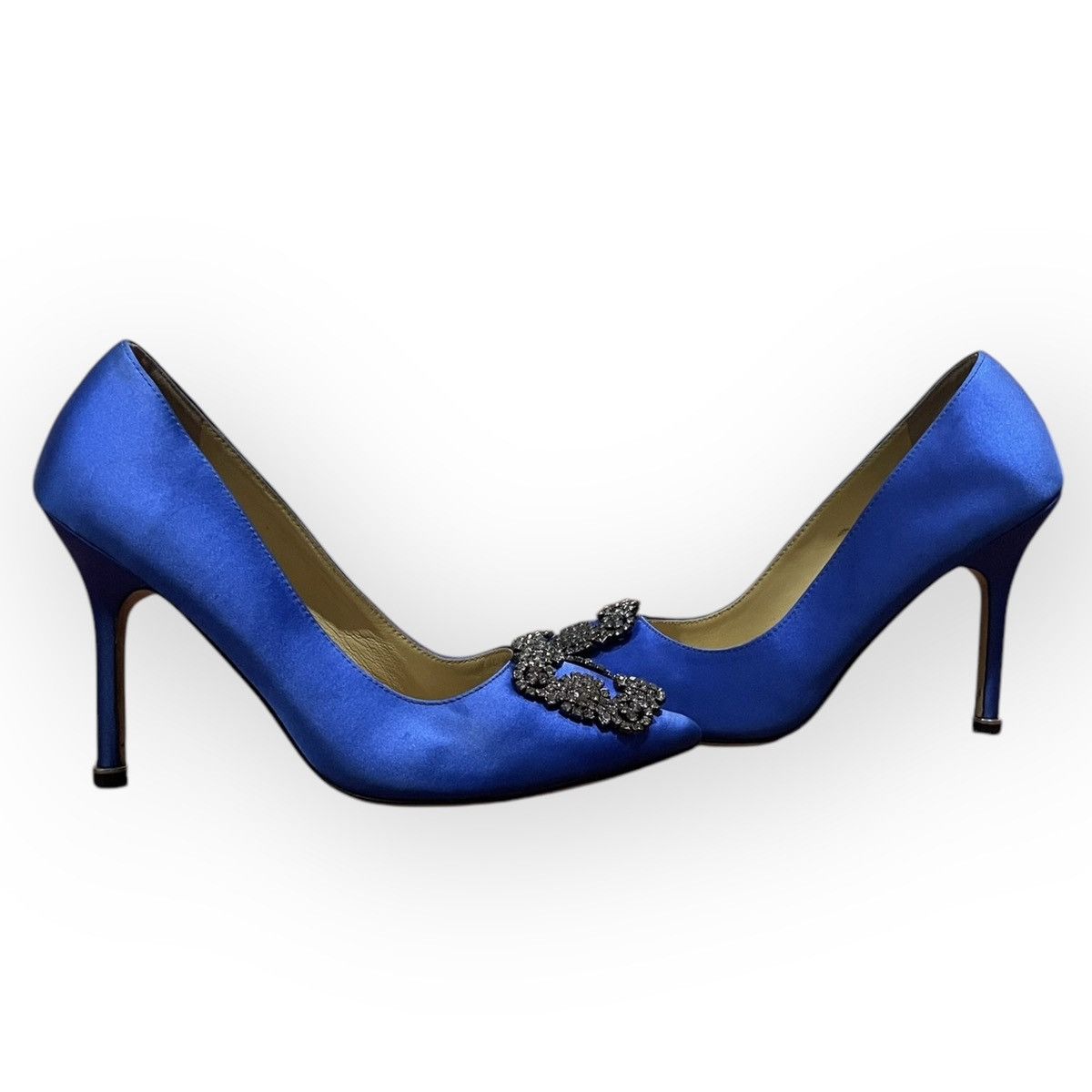 Manolo Blahnik Manolo Blahnik Hangisi 90 Heels Size US 7 / IT 37 - 6 Thumbnail