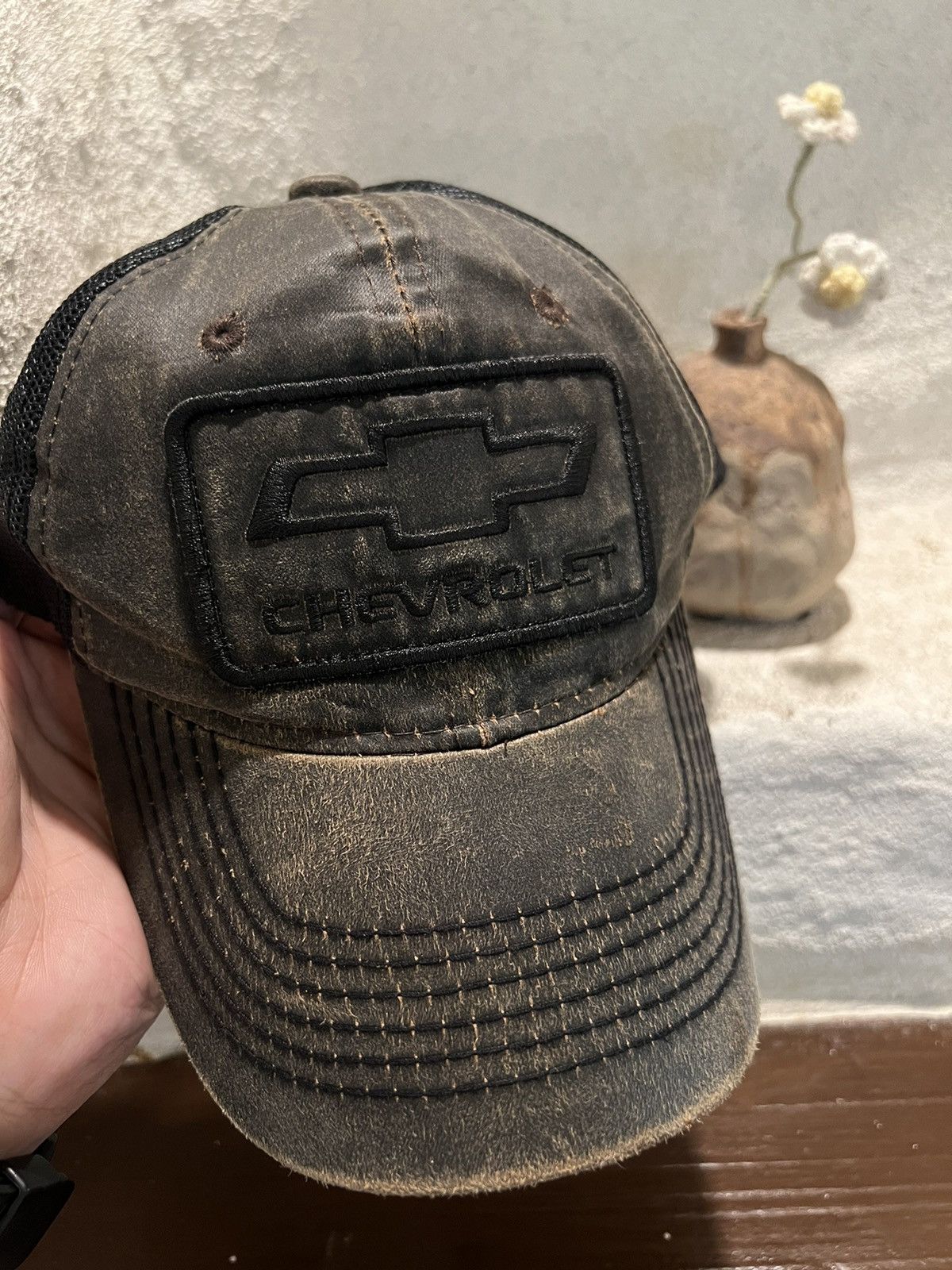 Vintage Swag! Vintage Chevrolet Tracker Hat Size ONE SIZE - 5 Thumbnail