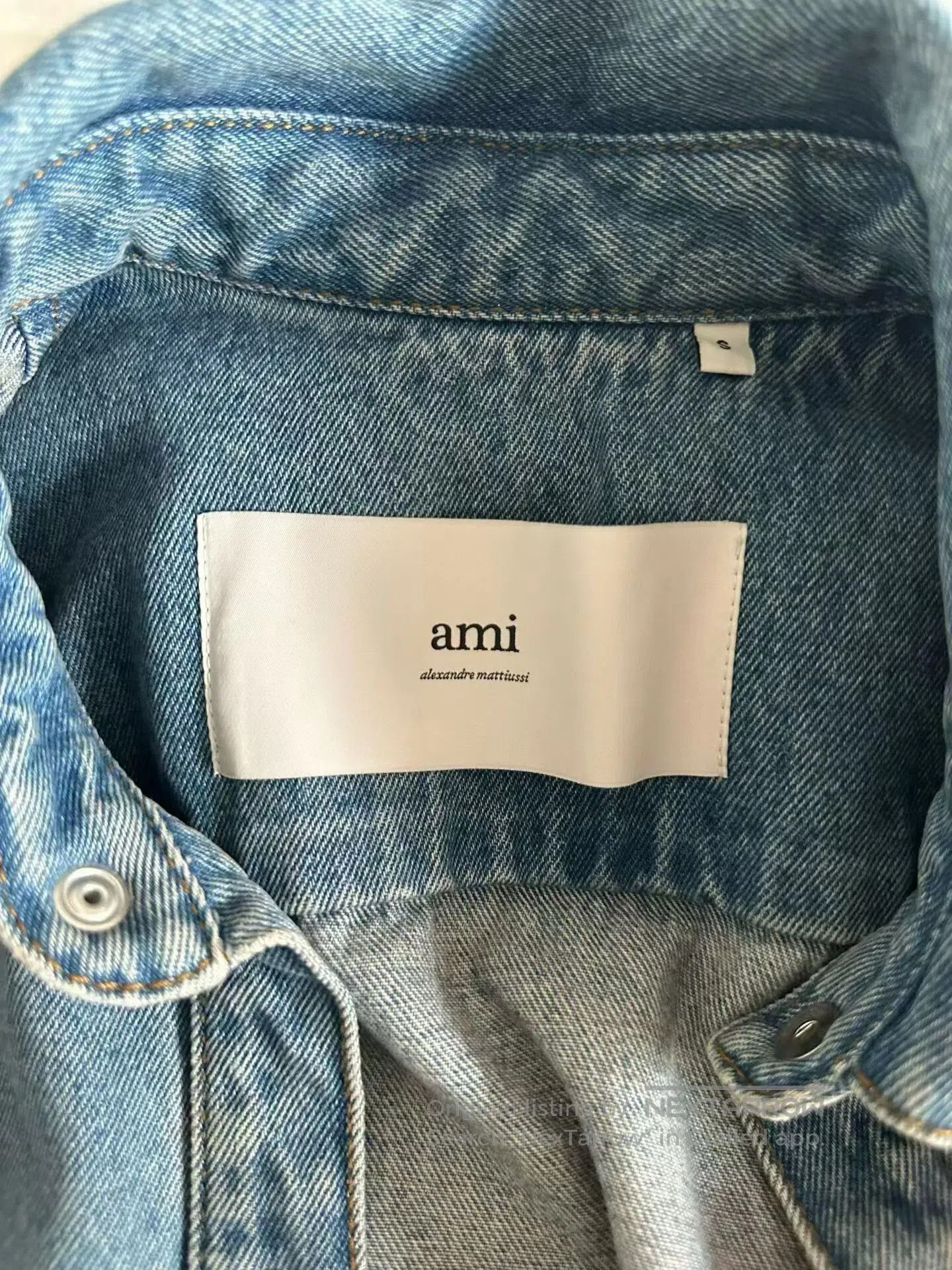 AMI Ami Heart Denim Jacket. Size S / US 4 / IT 40 - 3 Thumbnail