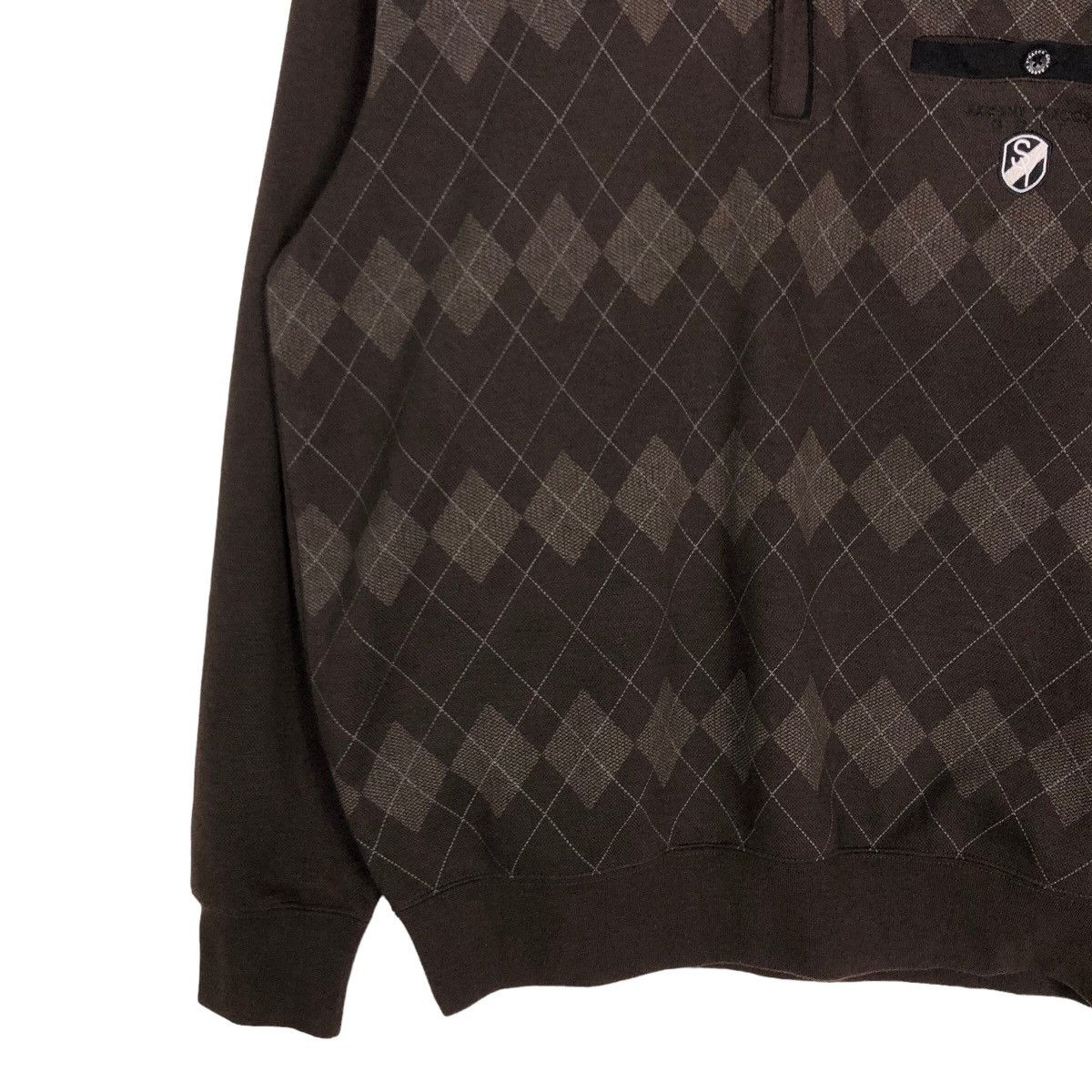 Japanese Brand 🔥Vintage Collar Sweatshirt Sacsny Y’saccs Jpn Tartan Design Size US M / EU 48-50 / 2 - 4 Thumbnail