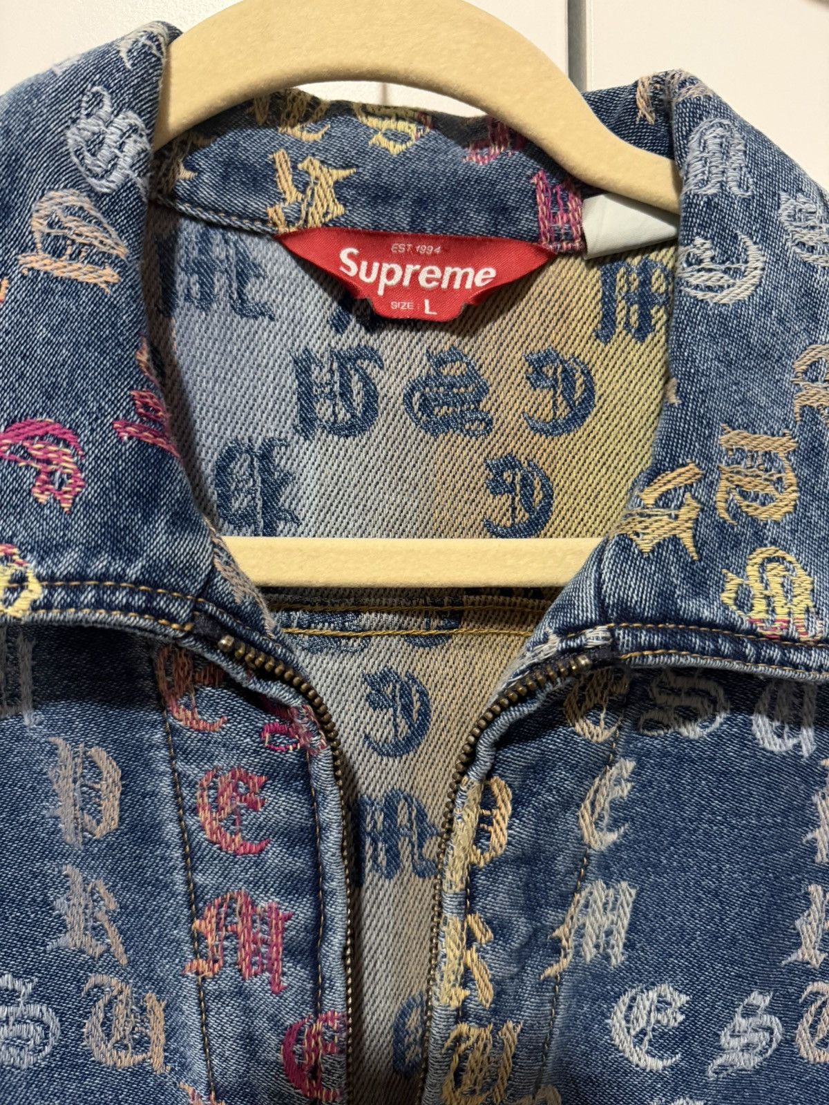Supreme 🚨 Supreme Gradient Jacquard Denim Work Jacket – Blue (SS22)🚨 Size US L / EU 52-54 / 3 - 3 Thumbnail