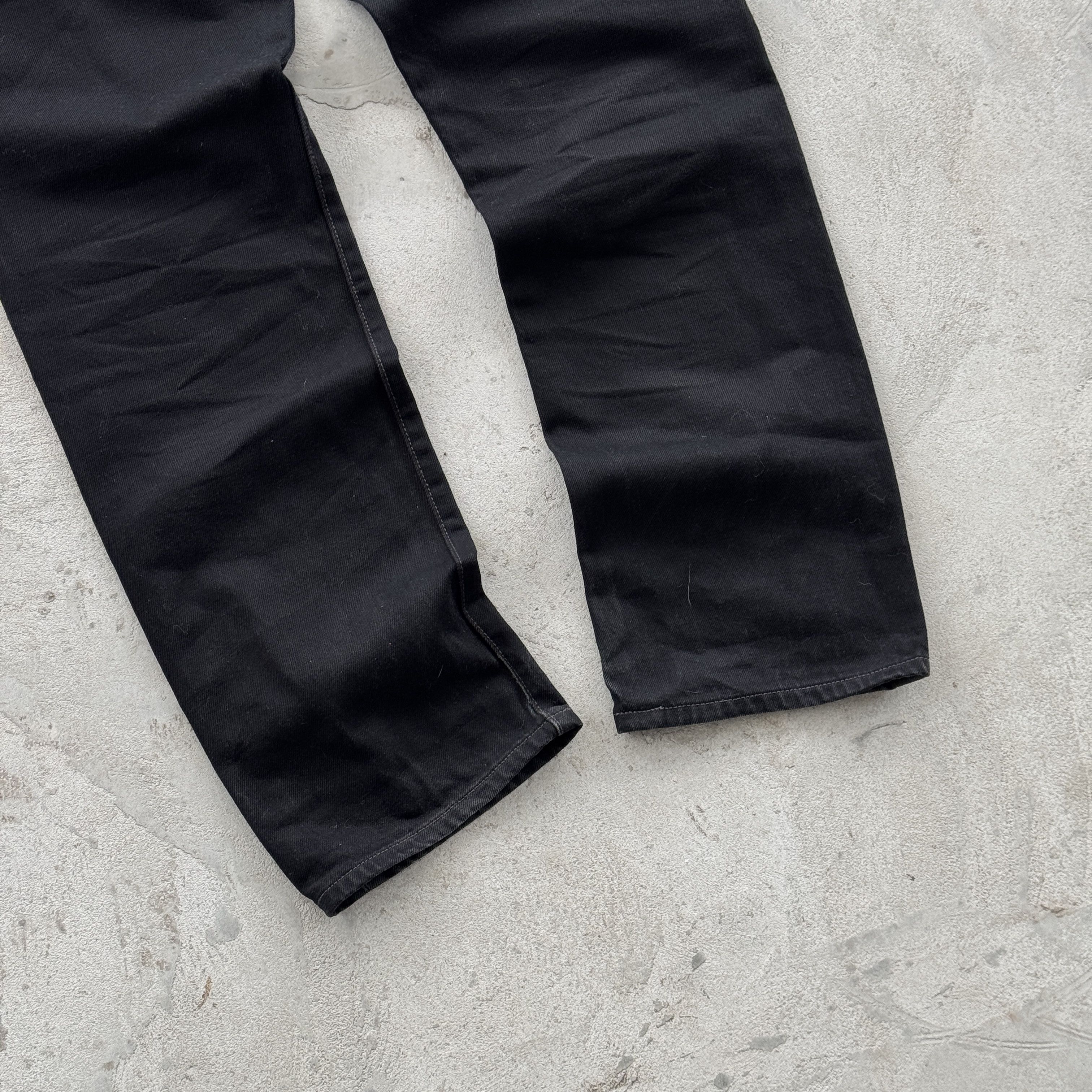Levi's Levi’s 501 Original Fit Black Denim Jeans 33x32 Size US 33 - 8 Thumbnail