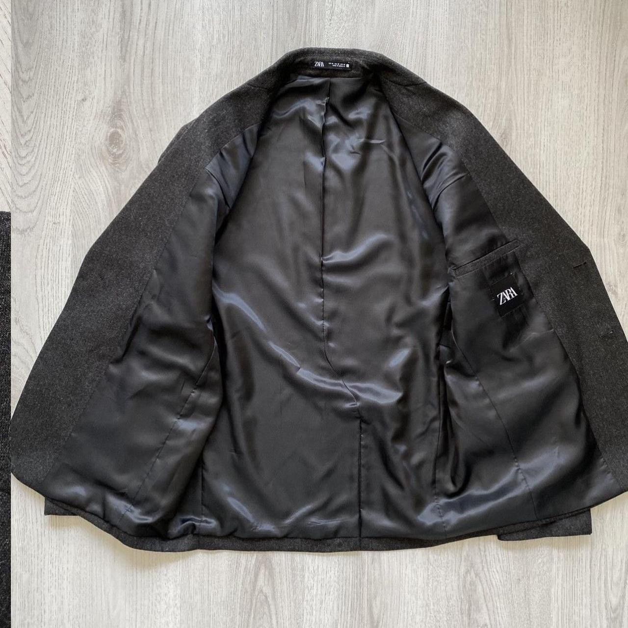 Zara Brand New ZARA Oversized Fit Wool Blazer Coat Jacket Size 36S - 4 Thumbnail