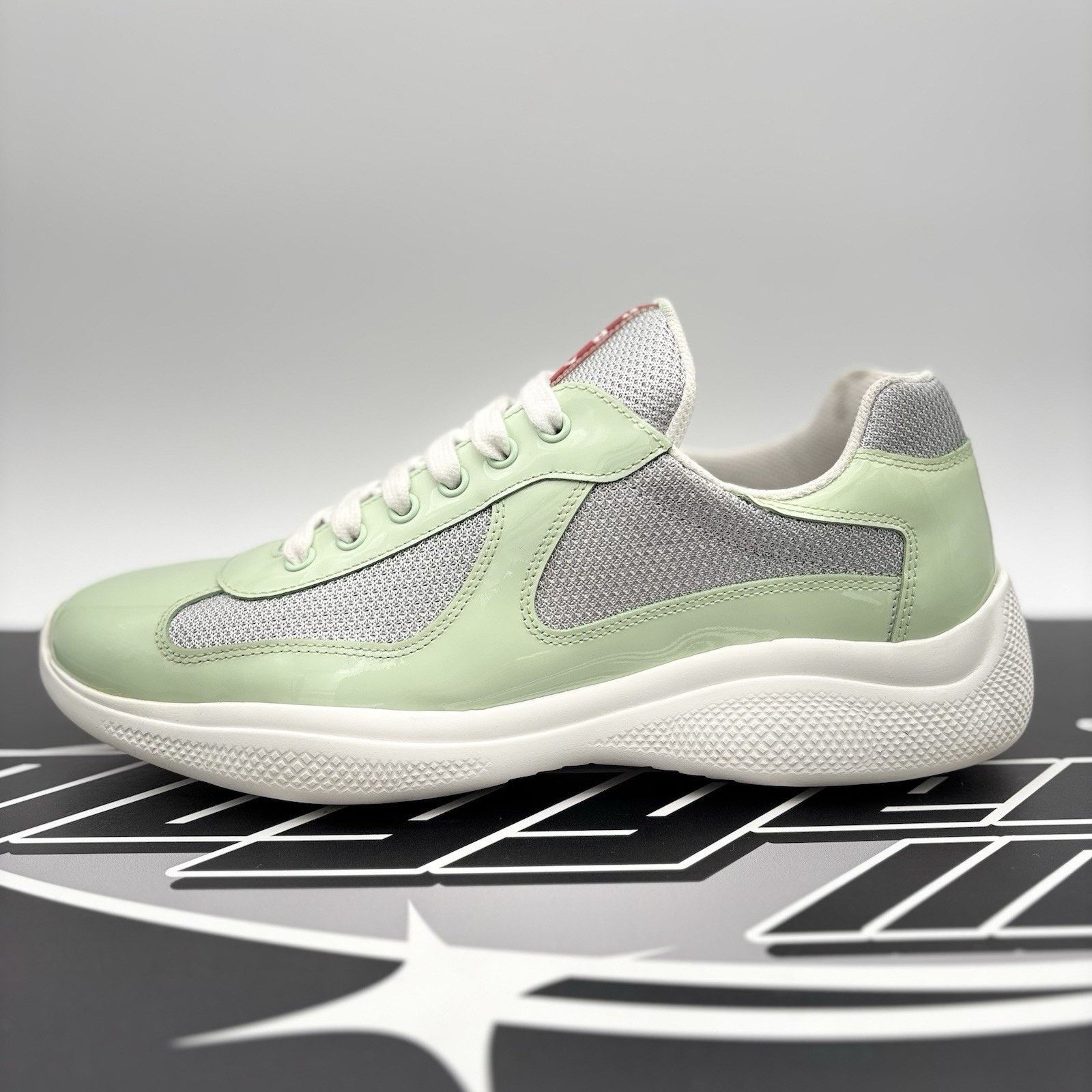 Prada Prada Americas Cup ' White Mint Silver ' | GREAT CONDITION! Size US 9 / EU 42 - 11 Thumbnail