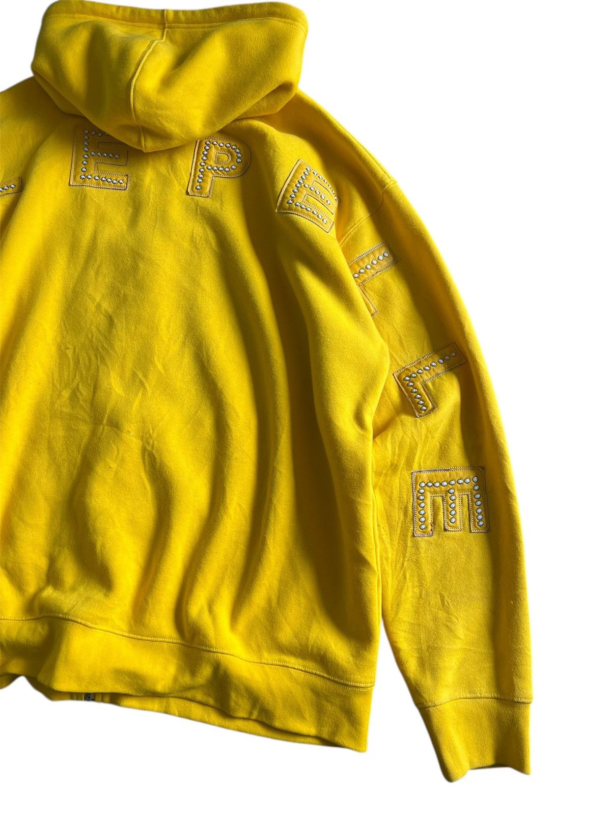 Pelle Pelle Vintage Pelle Pelle Marc Buchanan Spellout Hoodie Zipper Size US XXL / EU 58 / 5 - 20 Thumbnail