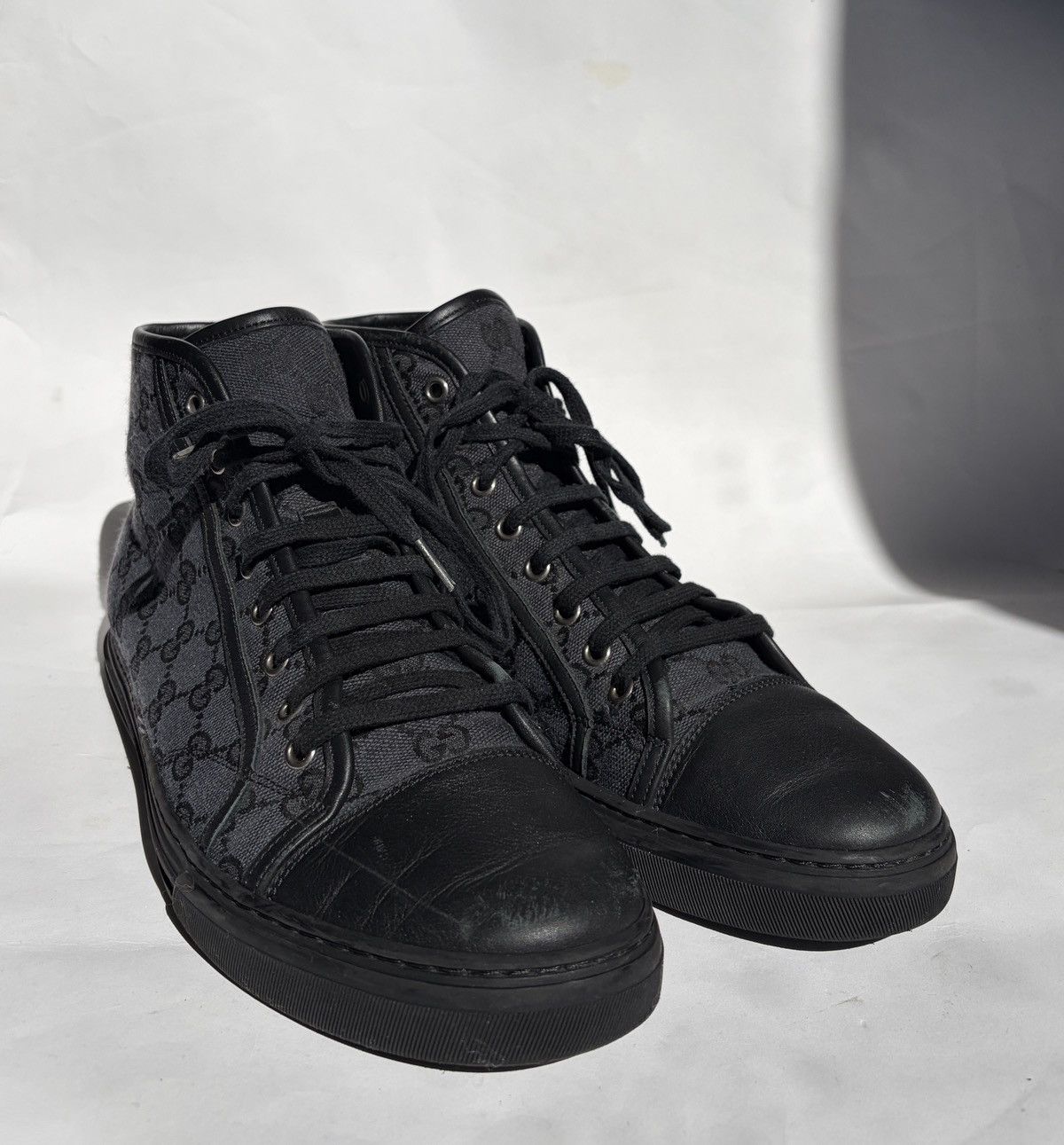 Gucci Gucci GG Monogram High-top Sneakers Size US 8 / EU 41 - 6 Thumbnail