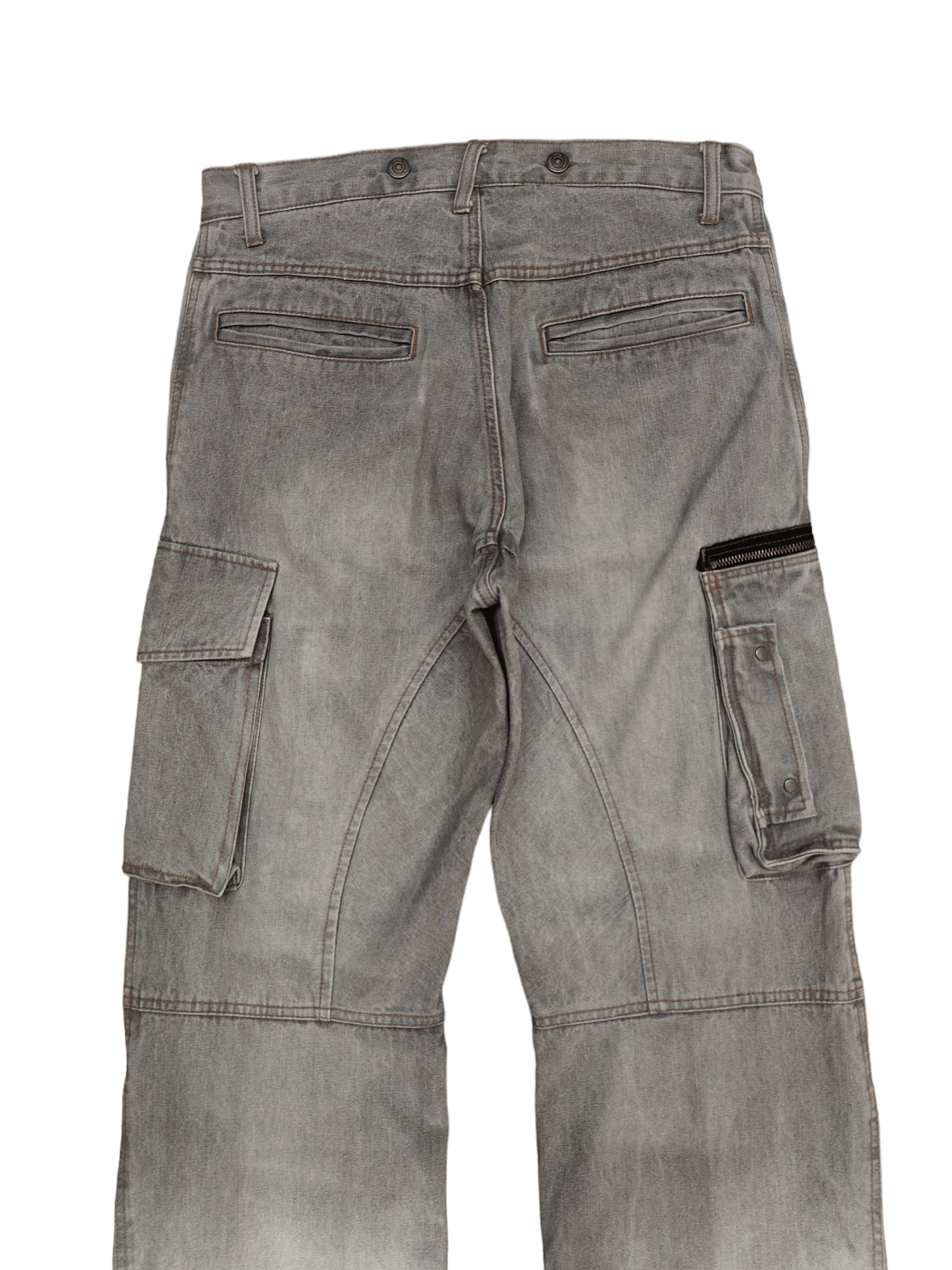 PPFM PPFM Multi Pocket Cargo Denim Baggy Pants Size US 32 / EU 48 - 11 Thumbnail