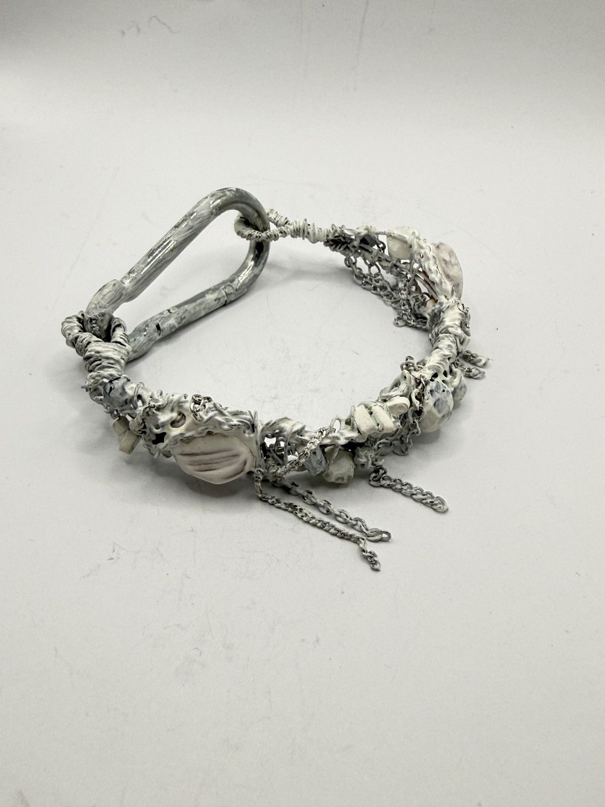 Seditionaries Avant-garde handmade bracelet rick margiela chrome erd Size ONE SIZE - 7 Thumbnail