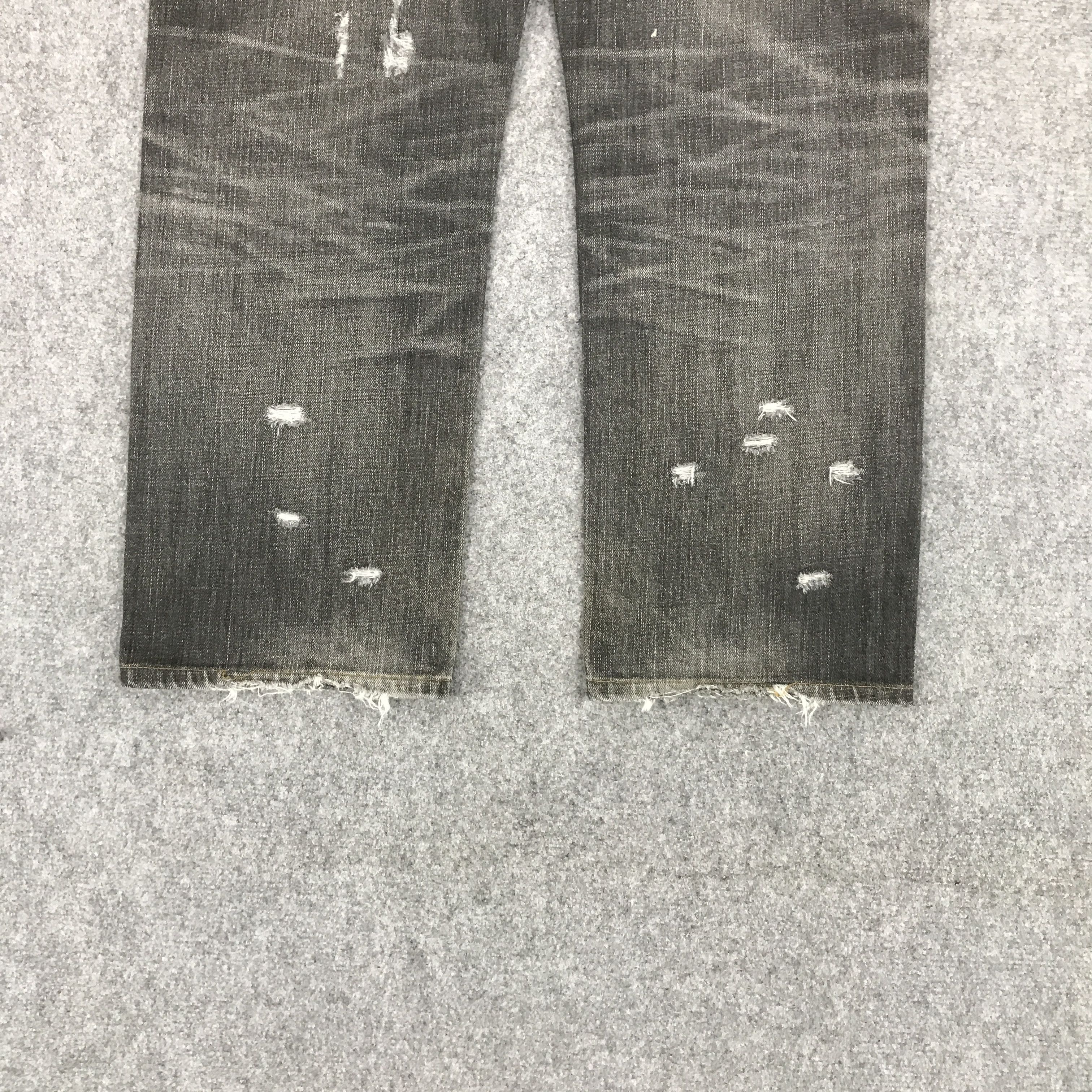 Japanese Brand × Uniqlo JAPANESE ORIGINAL UNIQLO DISTRESSED PANTS JEANS Size US 32 / EU 48 - 6 Thumbnail