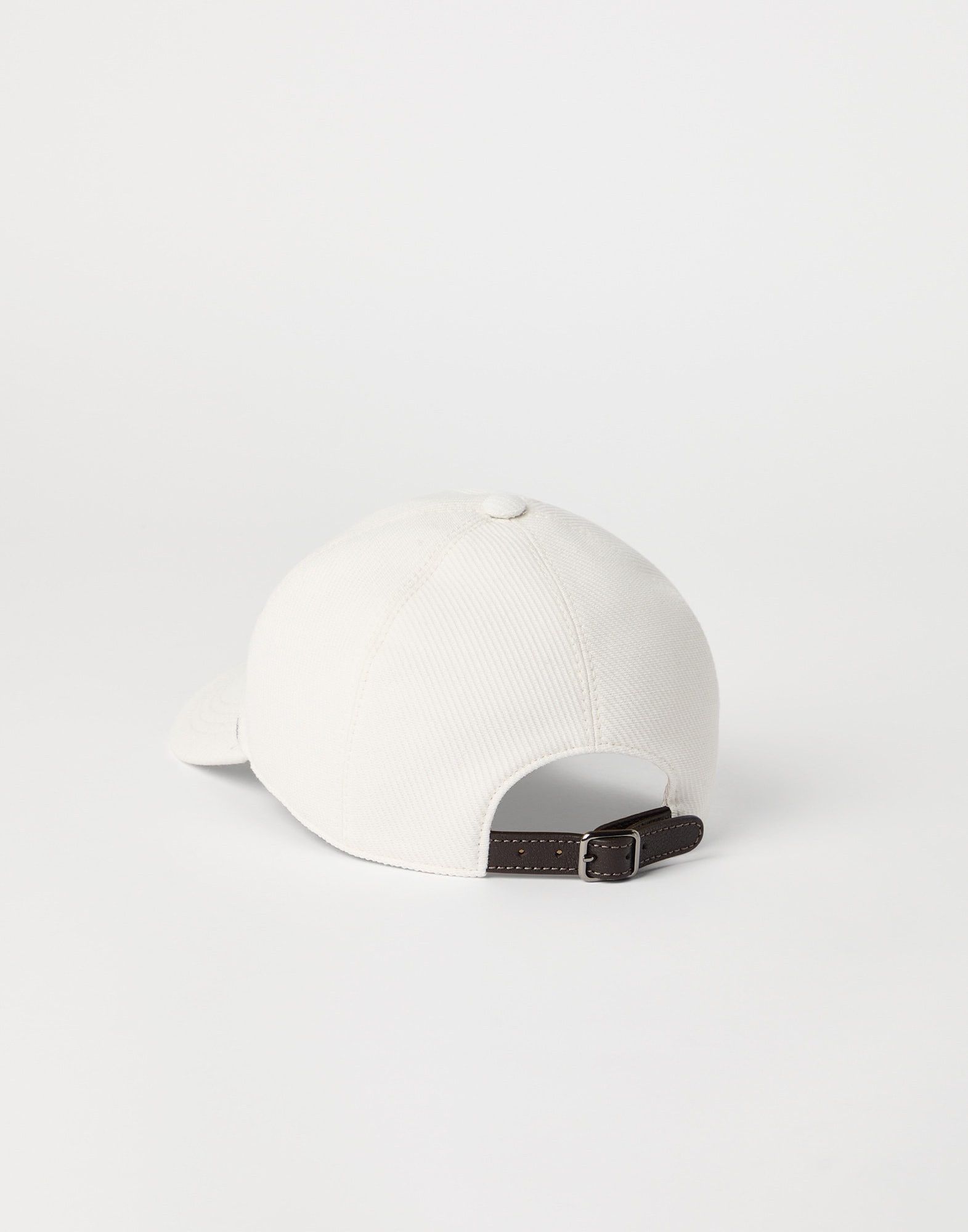 Brunello Cucinelli o1la1rc1a0325 Size: OS/Lady Cap in White Size ONE SIZE - 2 Thumbnail