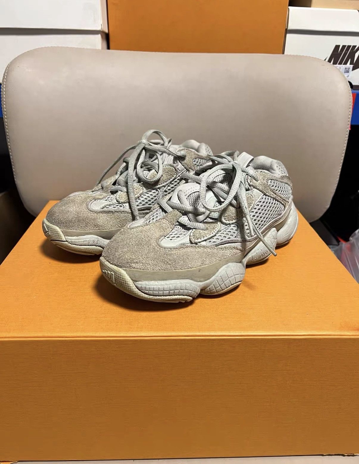 Adidas Adidas Yeezy 500 Salt J42 Size US 4 / IT 34 - 1 Thumbnail