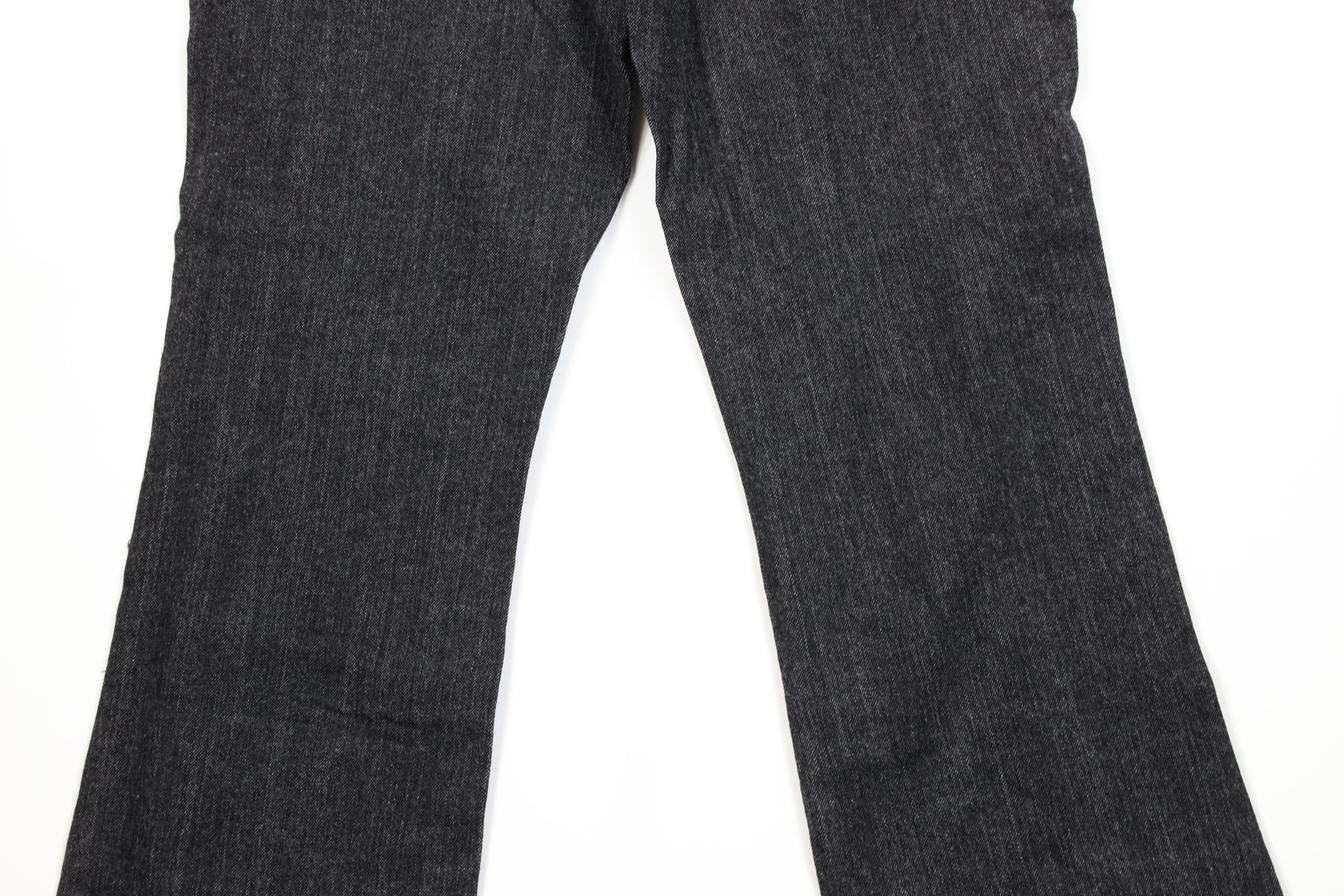 Vintage Deadstock Vintage Y2K Babydoll Flared Wide Leg Denim Jeans Size 32" / US 10 / IT 46 - 12 Thumbnail