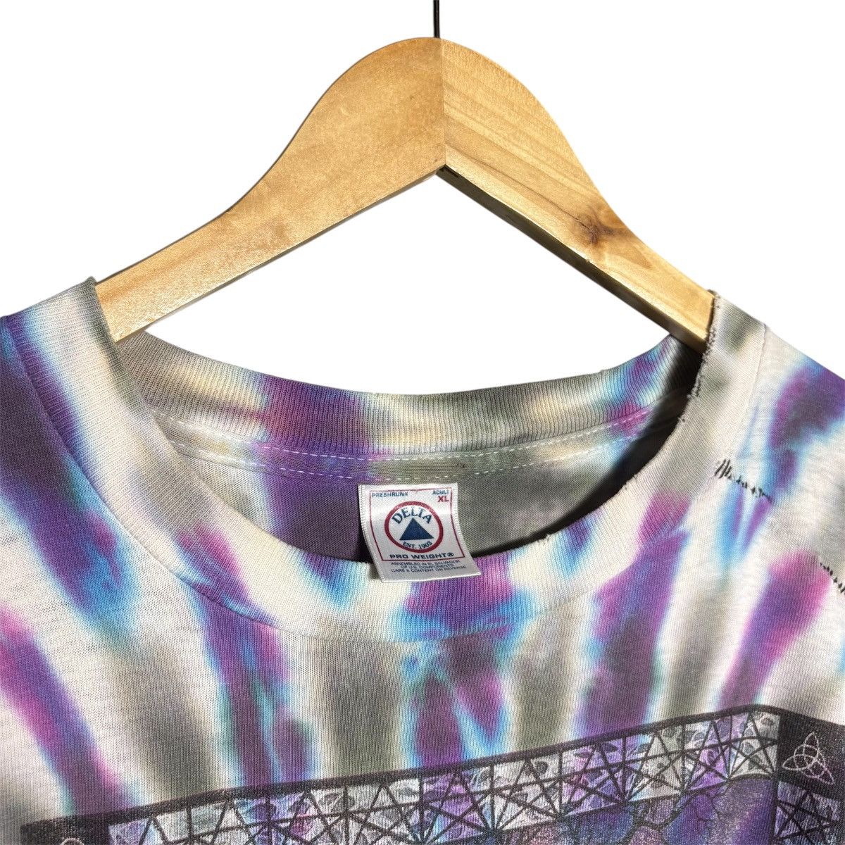 Band Tees Vintage 90s Grateful Dead Wizard Distressed T-Shirt Band Tee Size US XL / EU 56 / 4 - 7 Thumbnail