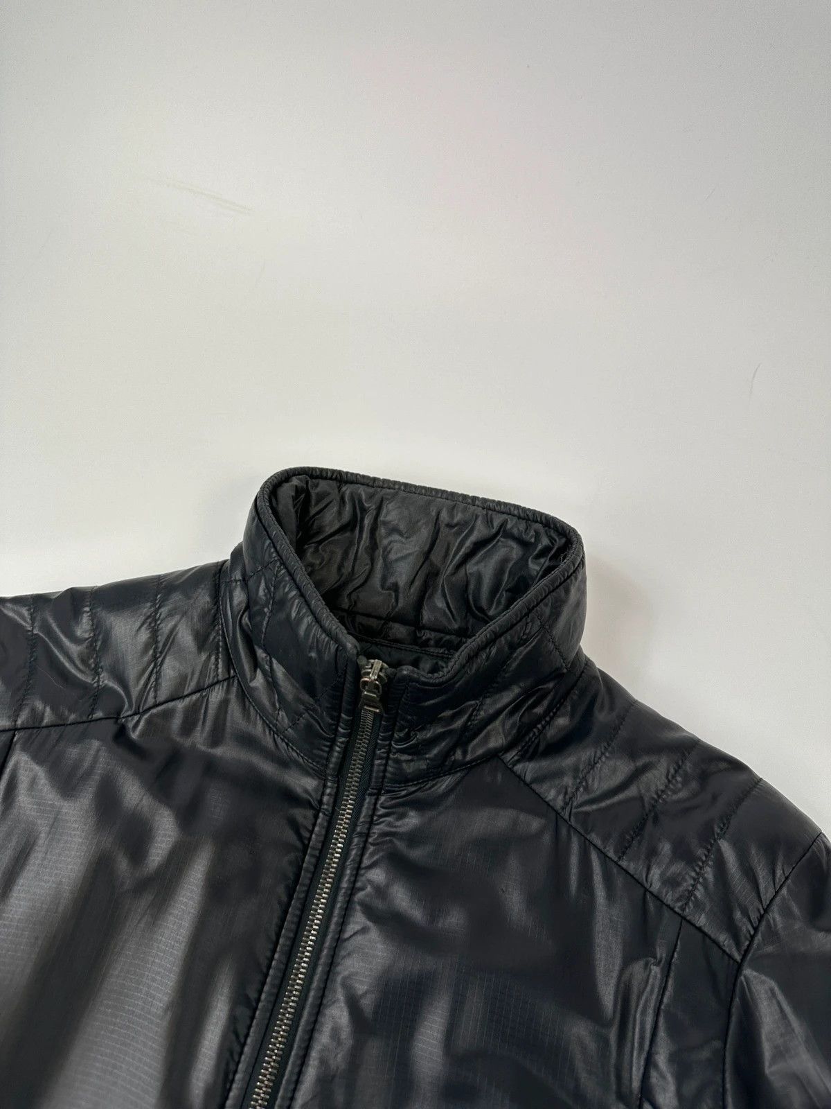 Prada Prada Sport FW2008 Black Crinkle Nylon Padded Jacket Size US M / EU 48-50 / 2 - 2 Thumbnail