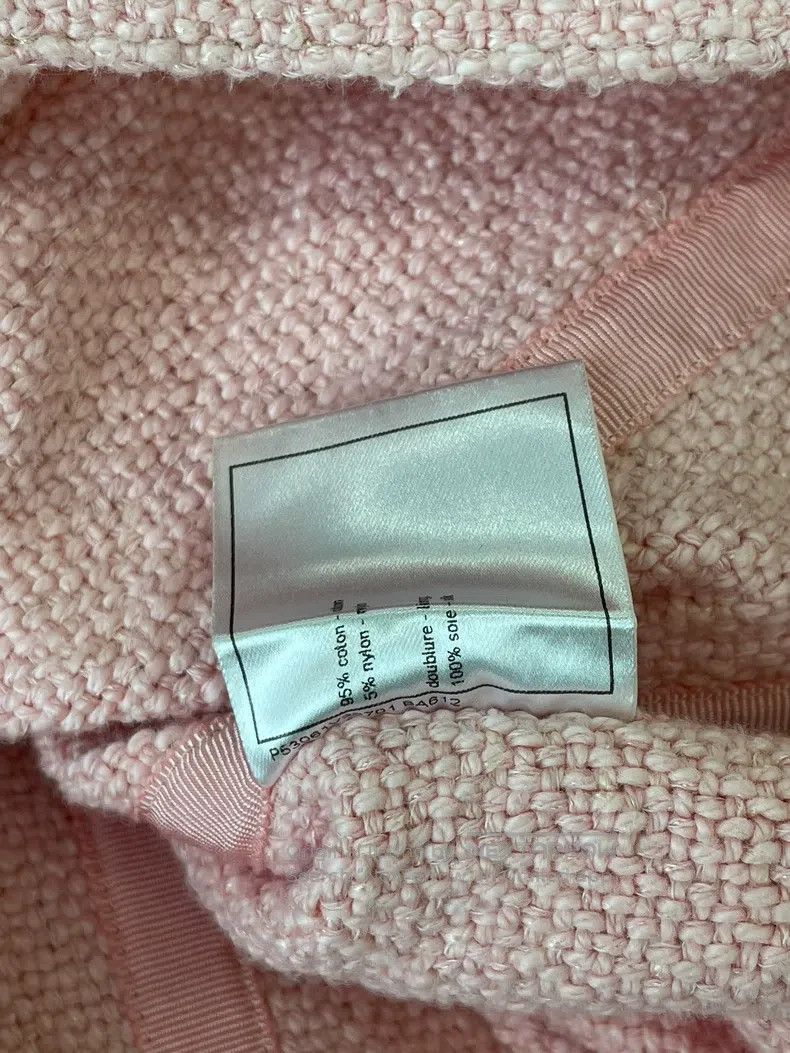 Chanel Chanel Seoul series pink tweed pearl buckle jacket Size XS / US 0-2 / IT 36-38 - 8 Thumbnail