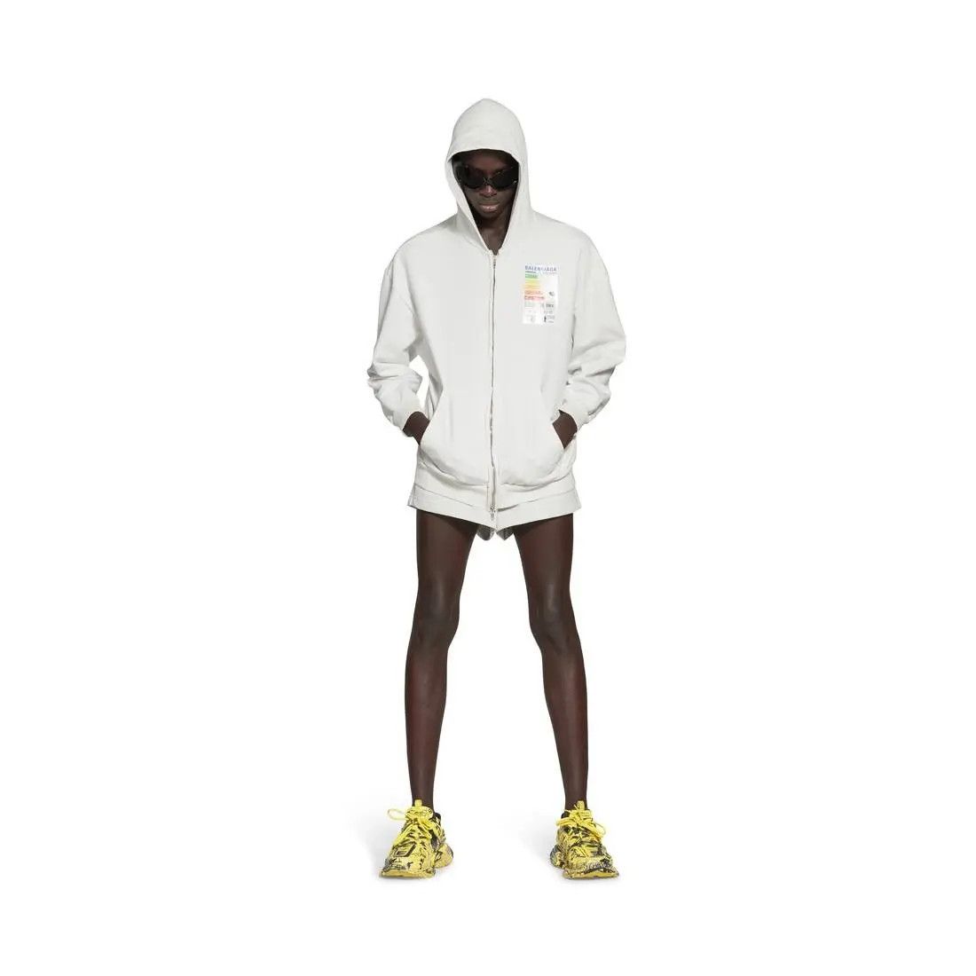 Balenciaga o1la1rc1a0625 Track Graffiti Sneakers in Yellow/Black Size US 11 / EU 44 - 6 Thumbnail