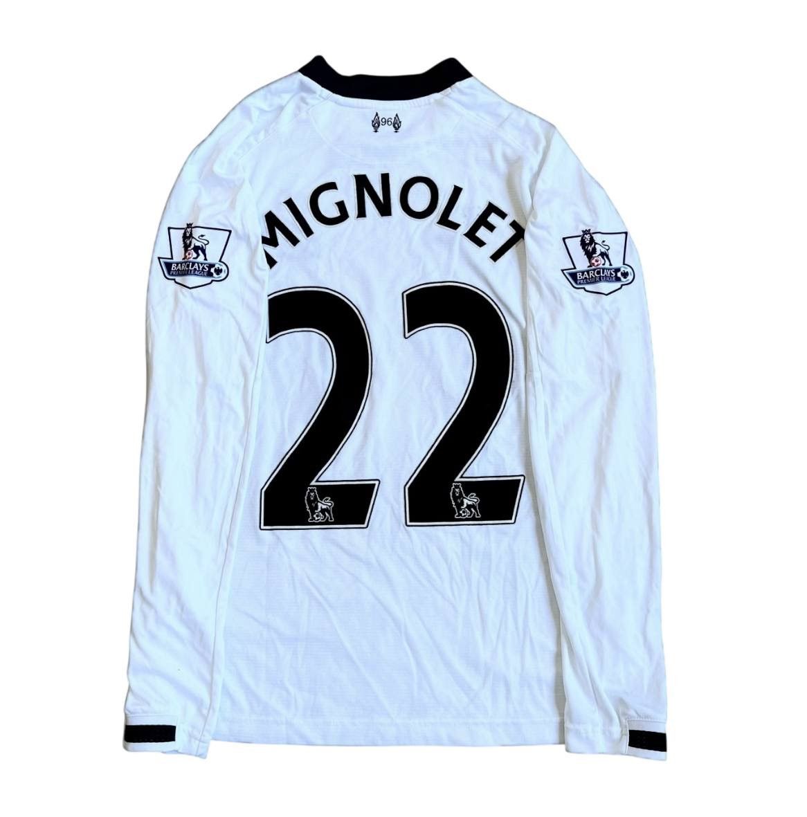 Warrior 2013/14 LIVERPOOL FC #22 MIGNOLET GK SOCCER FOOTBALL JERSEY Size US S / EU 44-46 / 1 - 1 Thumbnail
