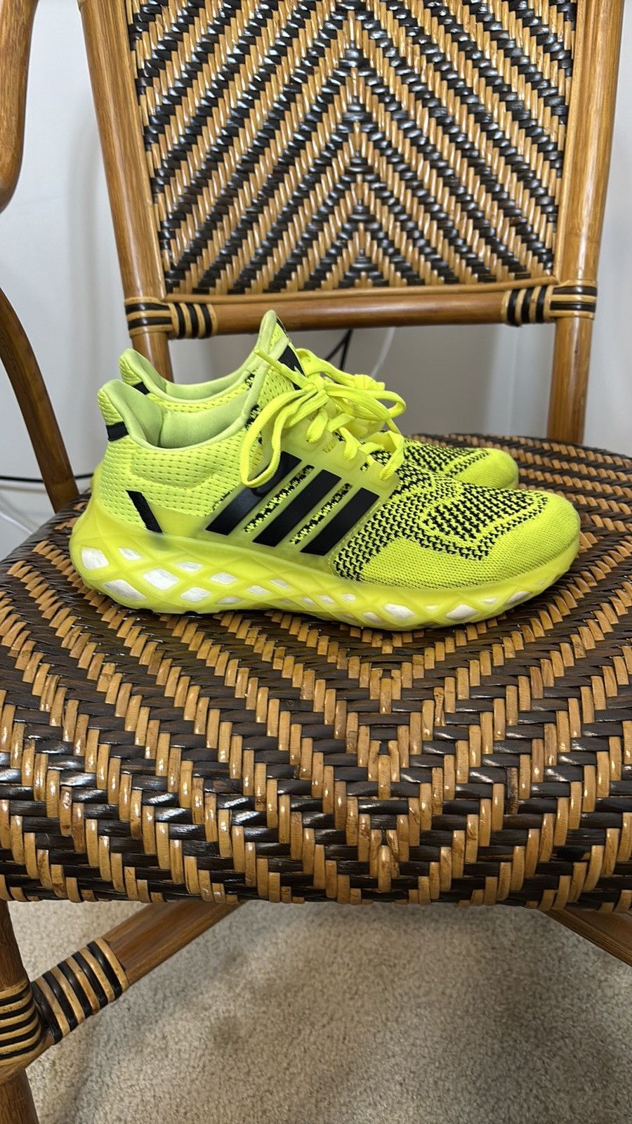 Adidas Adidas Ultraboost Web DNA Solar Yellow Size US 8 / EU 41 - 1 Thumbnail