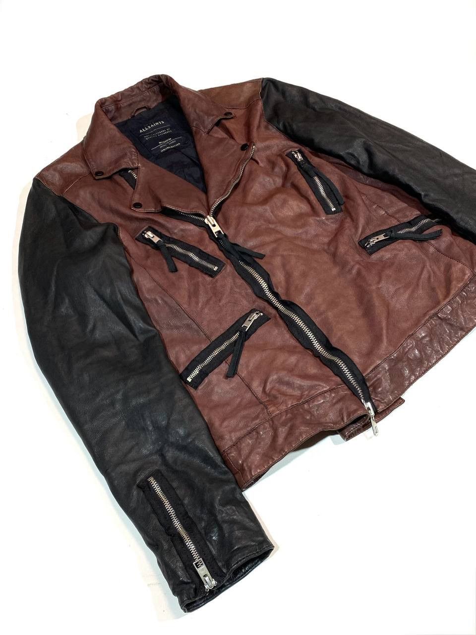Allsaints Allsaints Men Leather Jacket Size US S / EU 44-46 / 1 - 5 Thumbnail