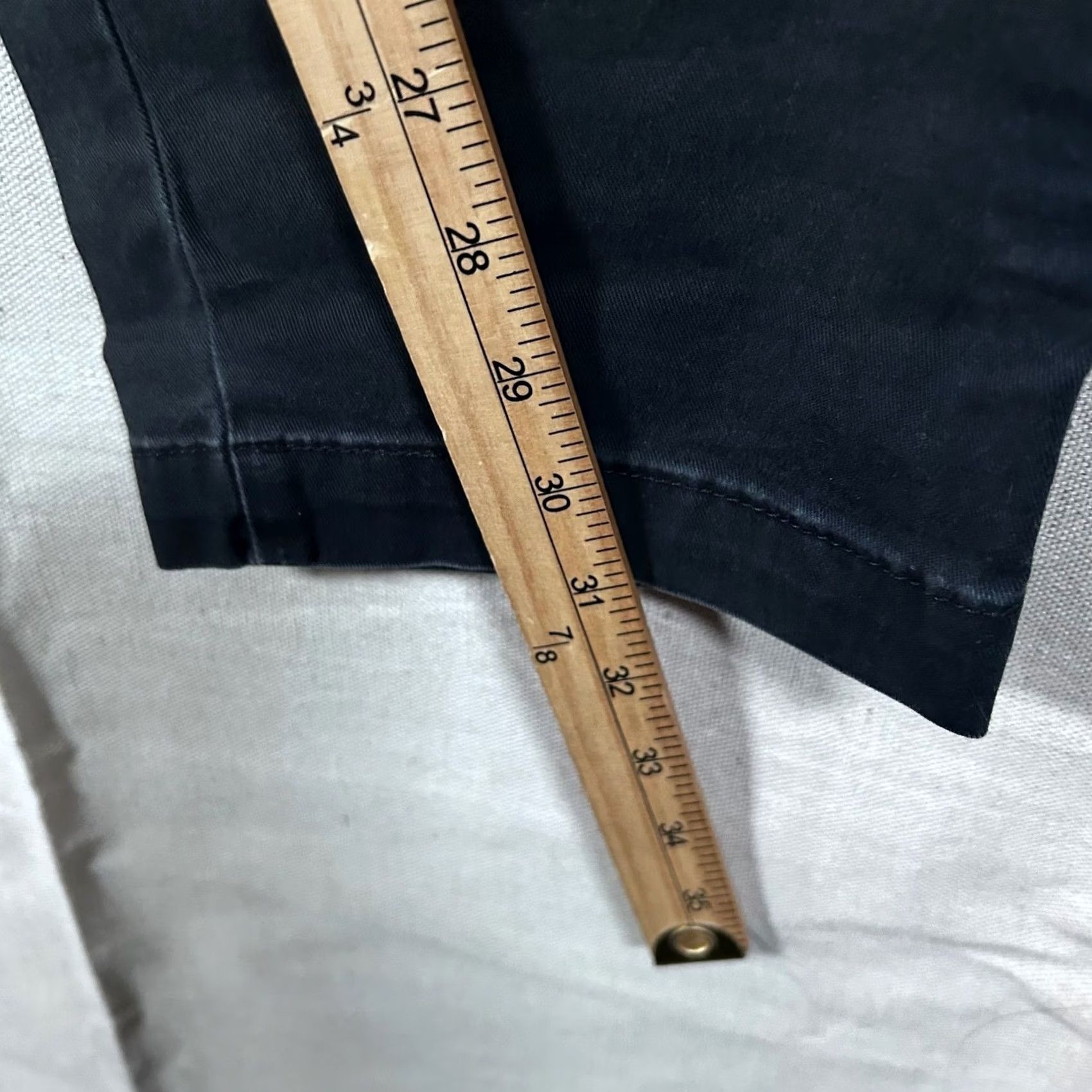 Levi's Levi's XX Chino Standard Taper Pants Black 36 Waist 32 Inseam Mens Regular Fit 5-Pocket Denim Cotton Blend Tapered Front Flat Button Zip Vintage: No Size US 36 / EU 52 - 7 Thumbnail