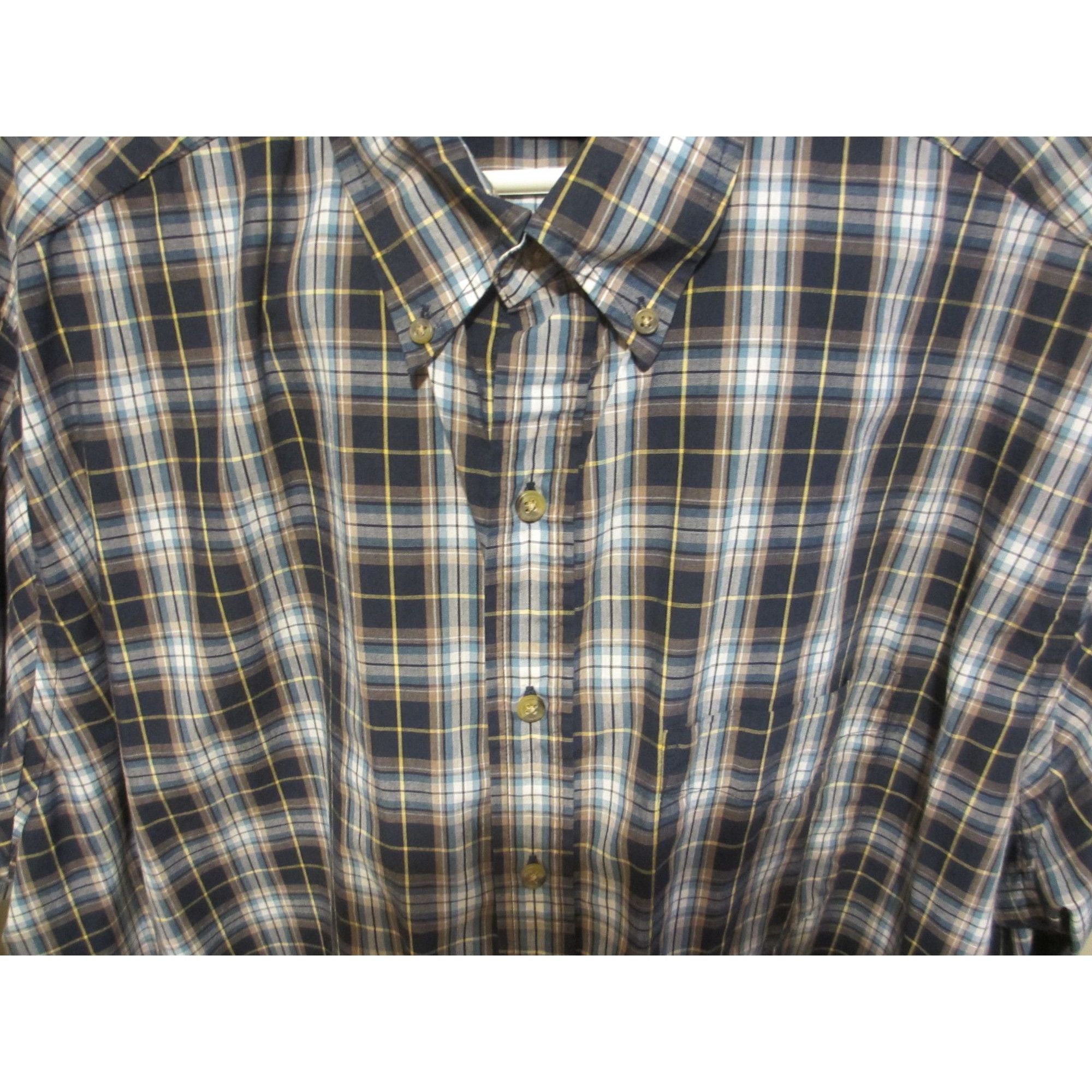 Other Harbor Bay Mens 3XLT Button-Up Plaid Short Sleeve Shirt Navy Size US XXL / EU 58 / 5 - 3 Thumbnail