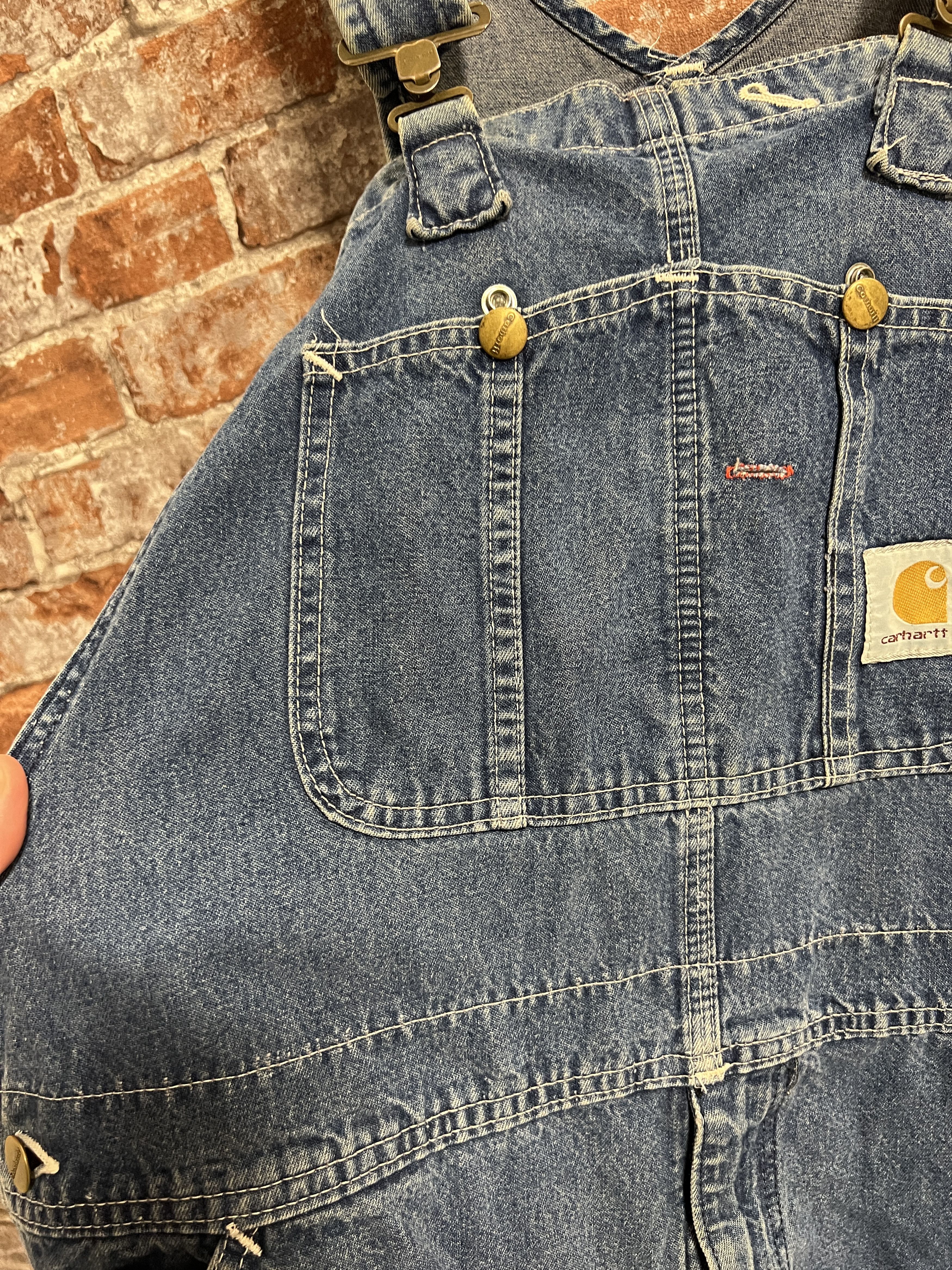 Carhartt Carhartt 90s Vintage Denim Overalls Size US 36 / EU 52 - 4 Thumbnail