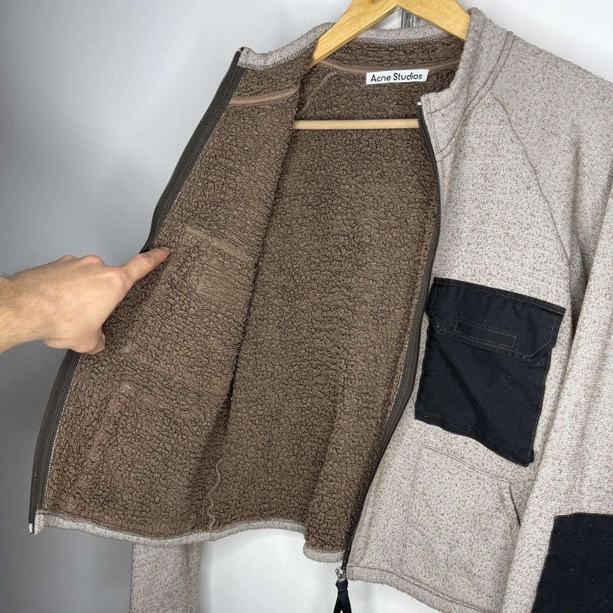 Acne Studios Acne Studios Retro Fleece Jacket Retro Y2K Vintage Size S / US 4 / IT 40 - 7 Thumbnail