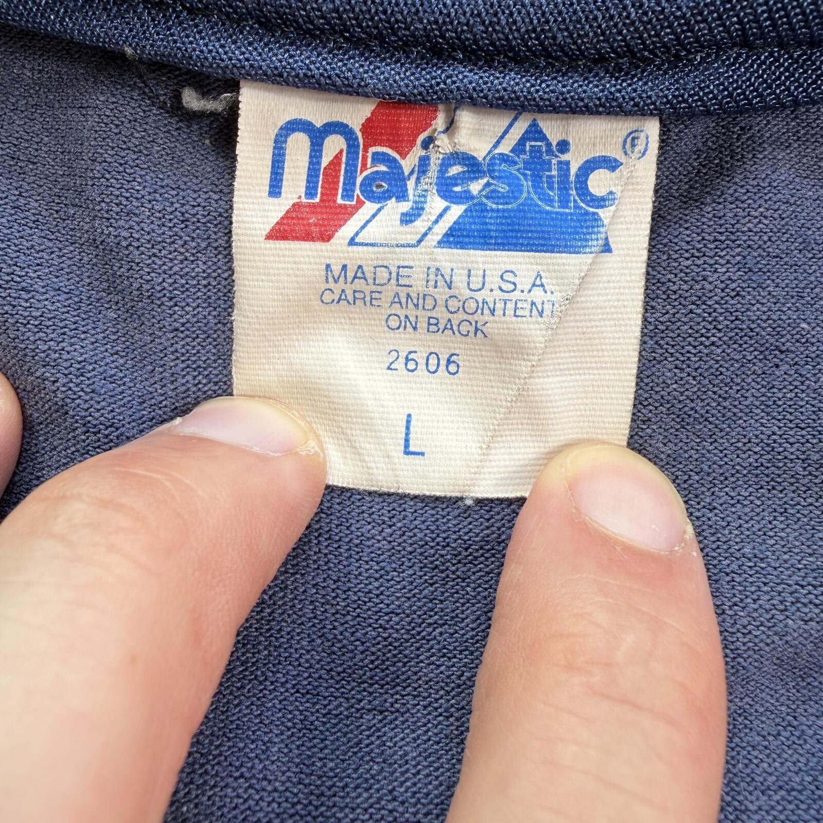 Majestic Vintage Majestic Athletic Umpire Style Polo Shirt USA Men L Size US L / EU 52-54 / 3 - 4 Thumbnail