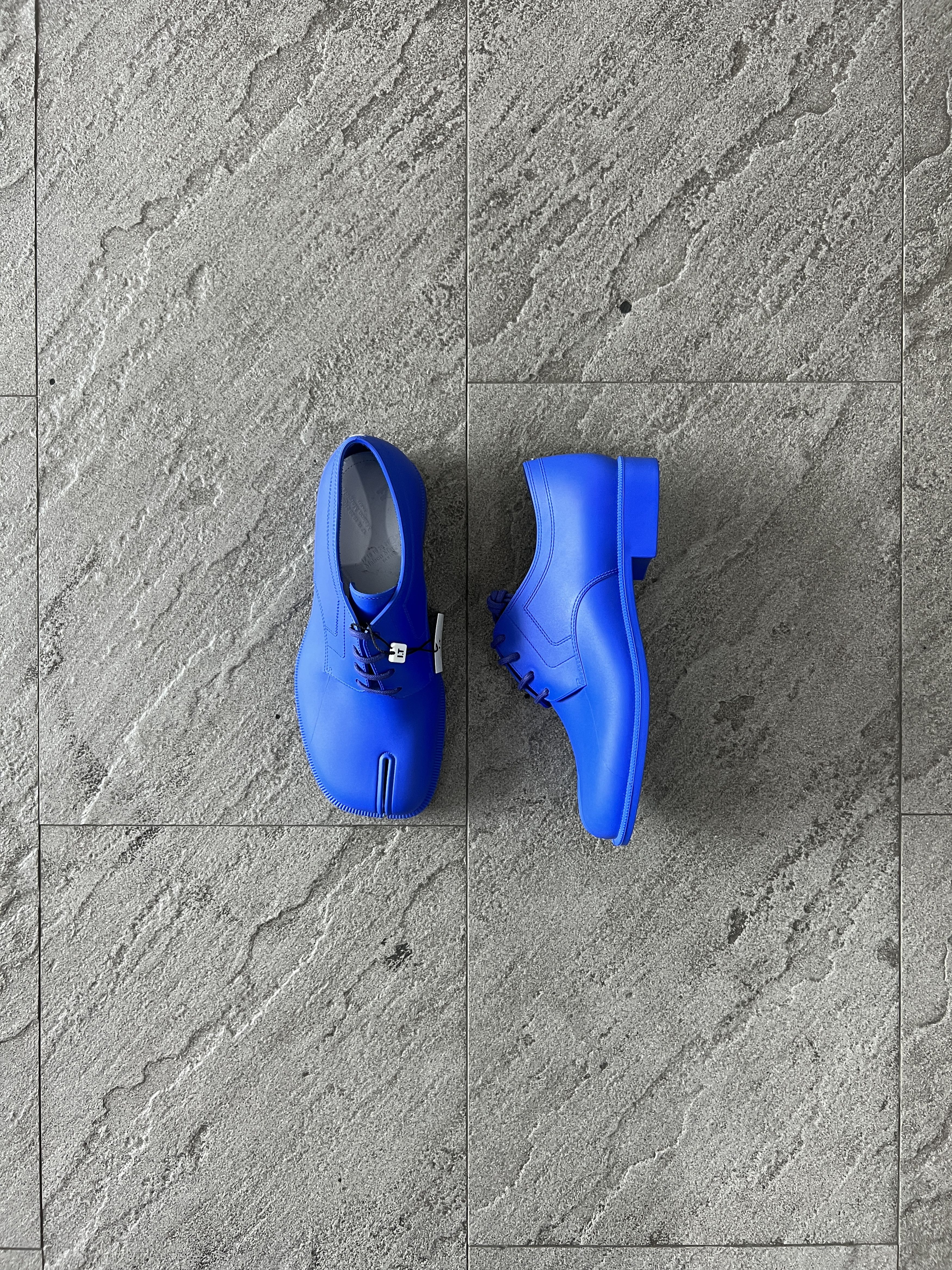 Maison Margiela Maison Margiela Tabi Lace Up Shoes Blue EU37 New Size US 7 / IT 37 - 1 Thumbnail
