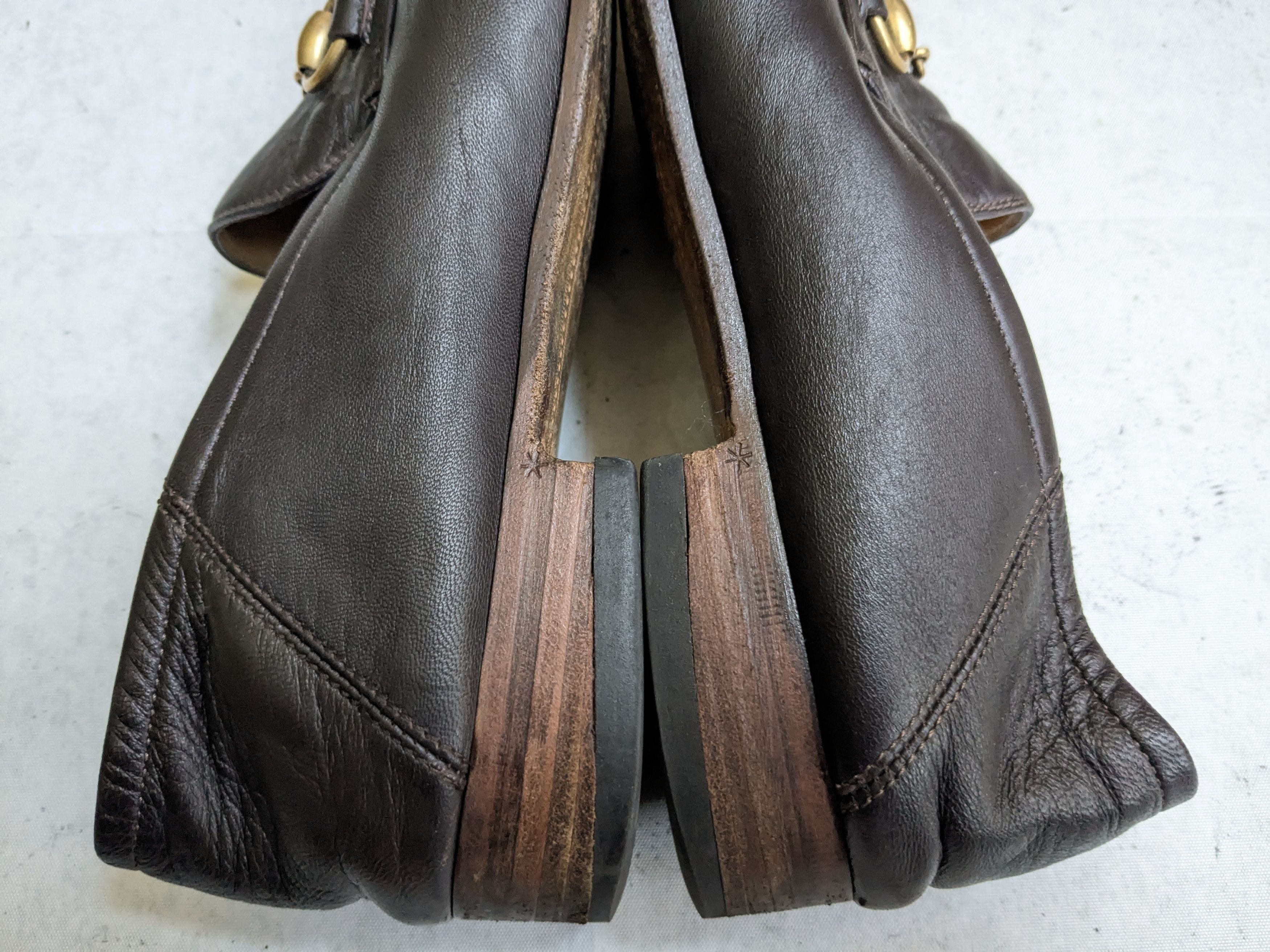 Gucci Gucci Horsebit Loafers Brown Leather 9.5 Wolf Size US 9.5 / EU 42-43 - 6 Thumbnail