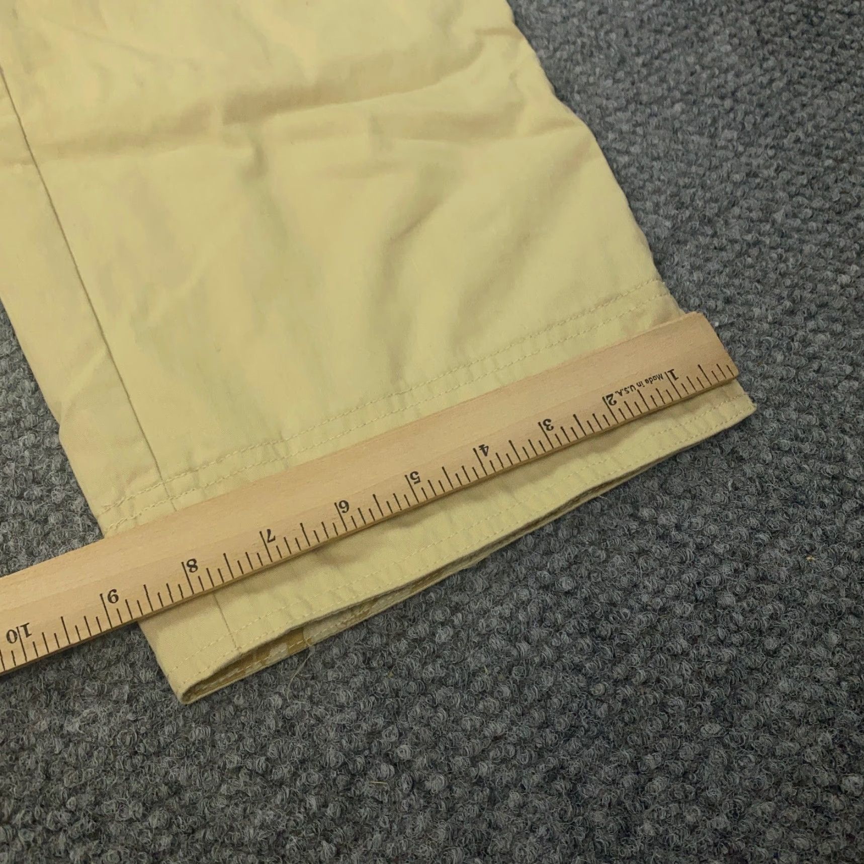 Vintage LL Bean Pants Womens Size 12 Beige Cropped Drawstring Size 30" / US 8 / IT 44 - 5 Thumbnail