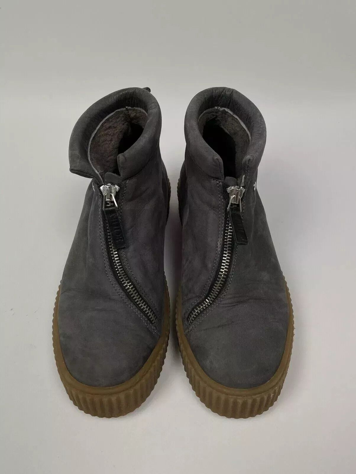 Nude Nude Of Scandinavia Leather Flat Zip Winter Shoes Size US 9 / IT 39 - 3 Thumbnail