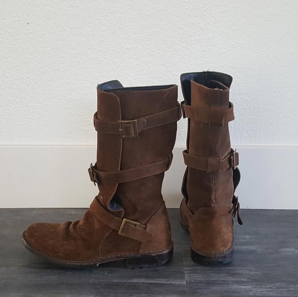 Fiorentini + Baker Chocolate Suede Fiorentini & Baker Boots Size US 7 / IT 37 - 1 Thumbnail