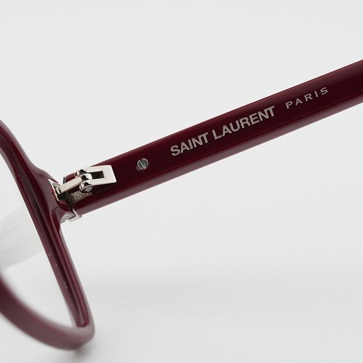 Gucci Saint Laurent SL M139 006 Square Eyeglasses Dark Red 54mm Size ONE SIZE - 4 Thumbnail