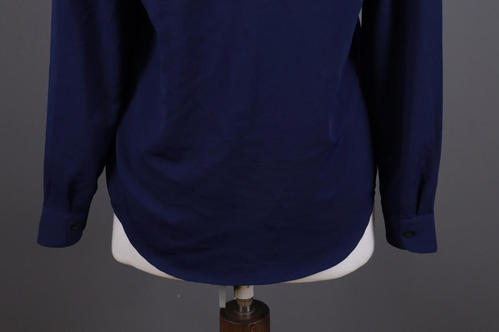 Lauren Ralph Lauren Lauren Ralph Lauren Blue V-Neck Blouse Shirt Size S Size S / US 4 / IT 40 - 10 Thumbnail
